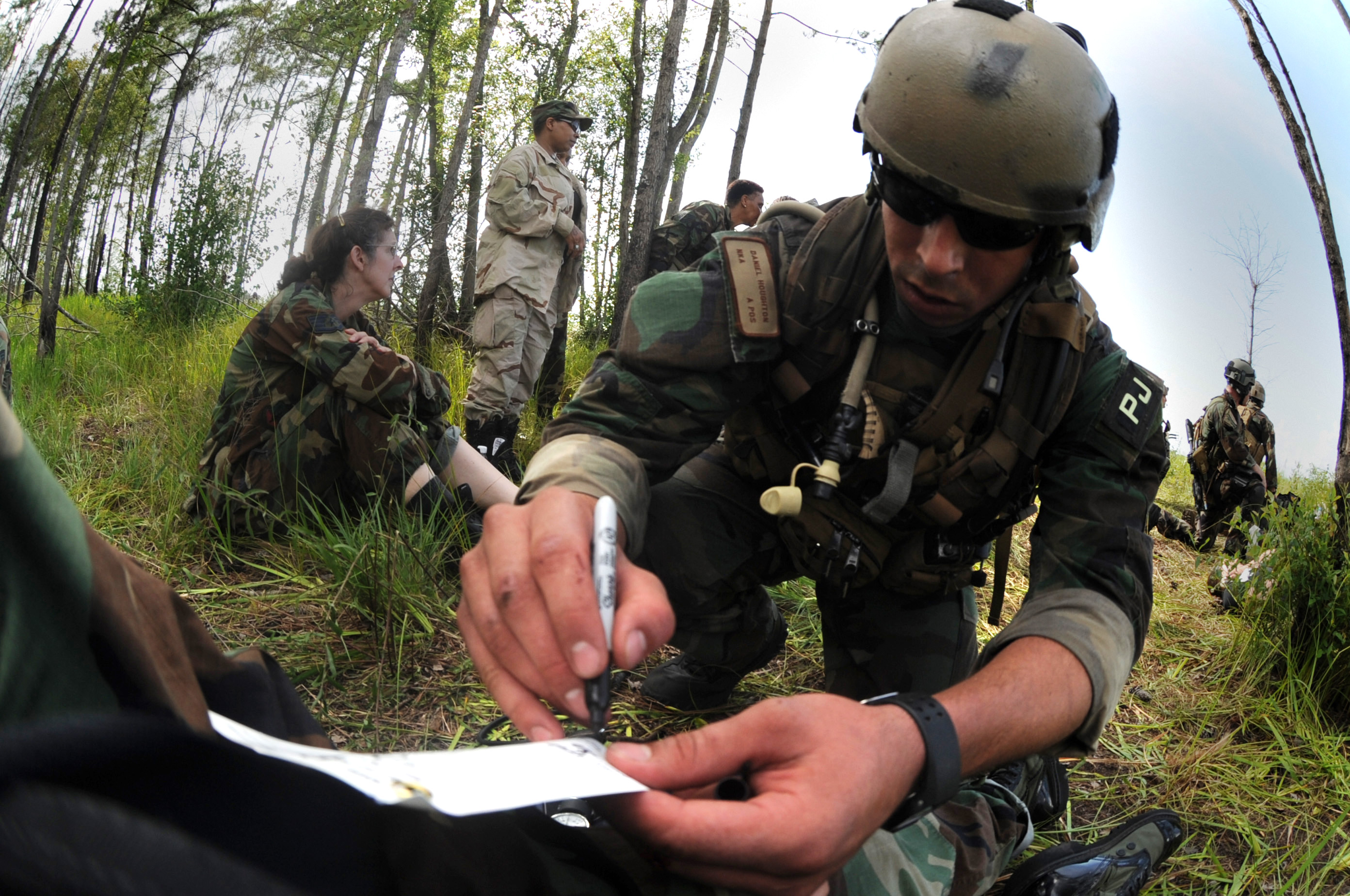 U S Air Force Staff Sgt Daniel Houghton Records A Patients Vital Statistics On A Casualty U S Air Force Staff Sgt Daniel Houghton Records A Patients Vital Statistics On A Casualty