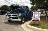 Perry and Charlene Glass' 1953 3100 1?2 ton Chevrolet pickup.  Mr. and Mrs. Glass are the parents of Lt. Col. Michael Glass, 59th Medical Support Squadron commander.                              