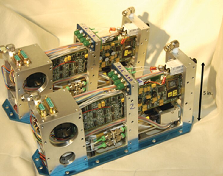 Tunable diode laser absorption spectroscopy.  (U.S. Air Force photo/Tom Brown)