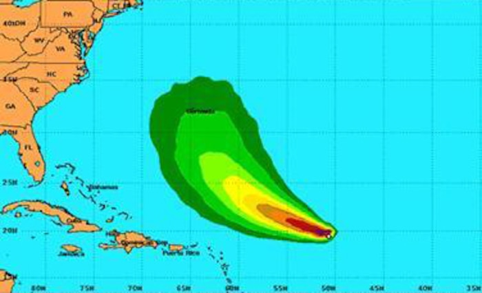 Even though the recent Hurricane Bertha was not a threat to Charleston AFB, the possibility of an emergency situation is probable as the season continues, according to base safety officials. (Courtesy graphic)