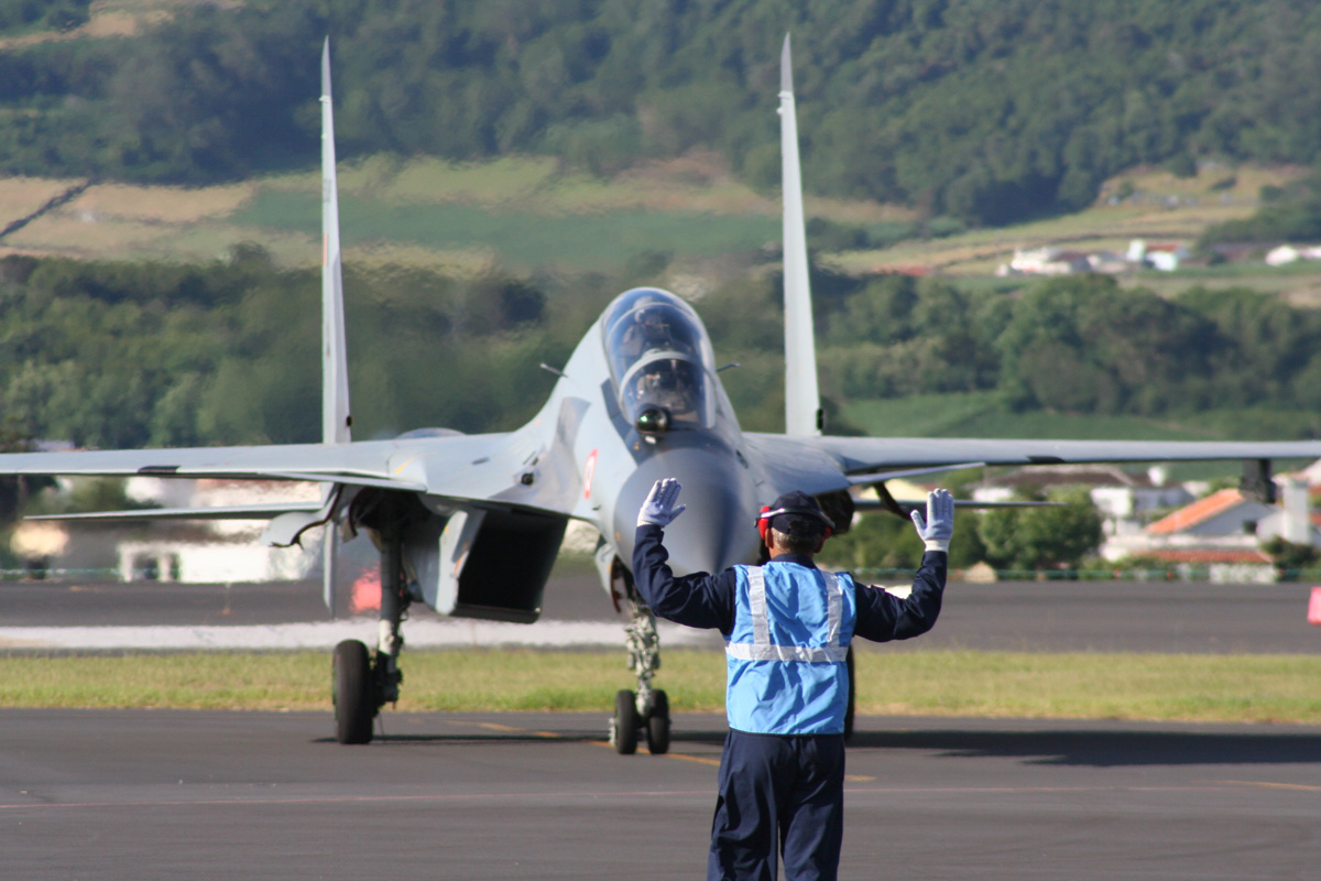 Indian Air Force Stops At Lajes On Their Way To Red Flag P