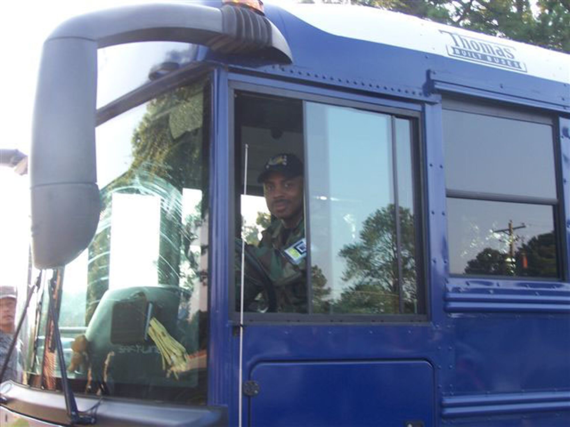 SEYMOUR JOHNSON AIR FORCE BASE, N.C. -- Staff Sgt. Kelvin Brown, 916th Logistics Readiness Squadron, helped transport more than 90 inspectors throughout the course of a week. All inspections for the 916th Air Refueling Wing ended on Wedn. July 16.