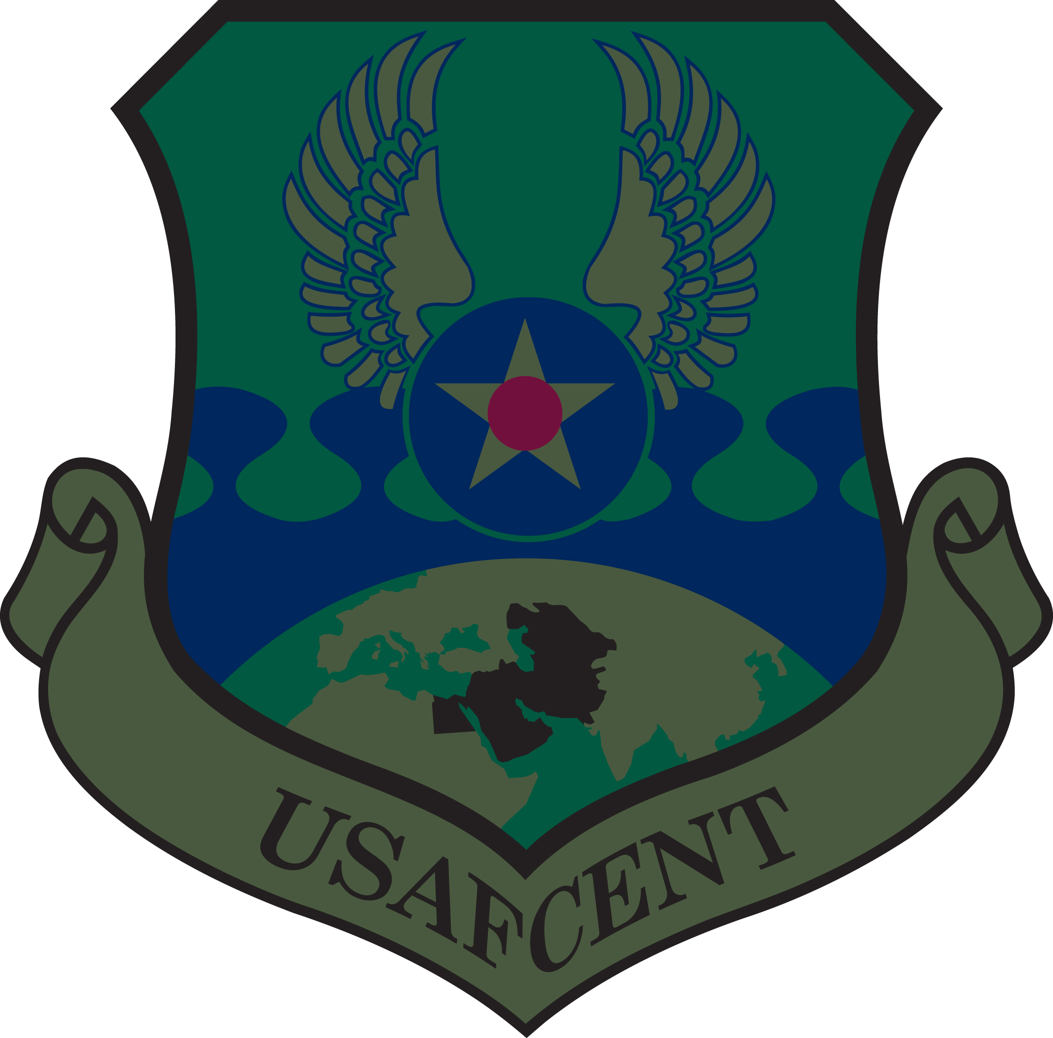 Air Force Central Shield (Camouflage)