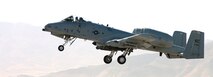An A-10 pilot takes off in an A-10 Thunderbolt II in support of Operation Enduring Freedom in Afghanistan. (U.S. Air Force photo/Maj. David Kurle)