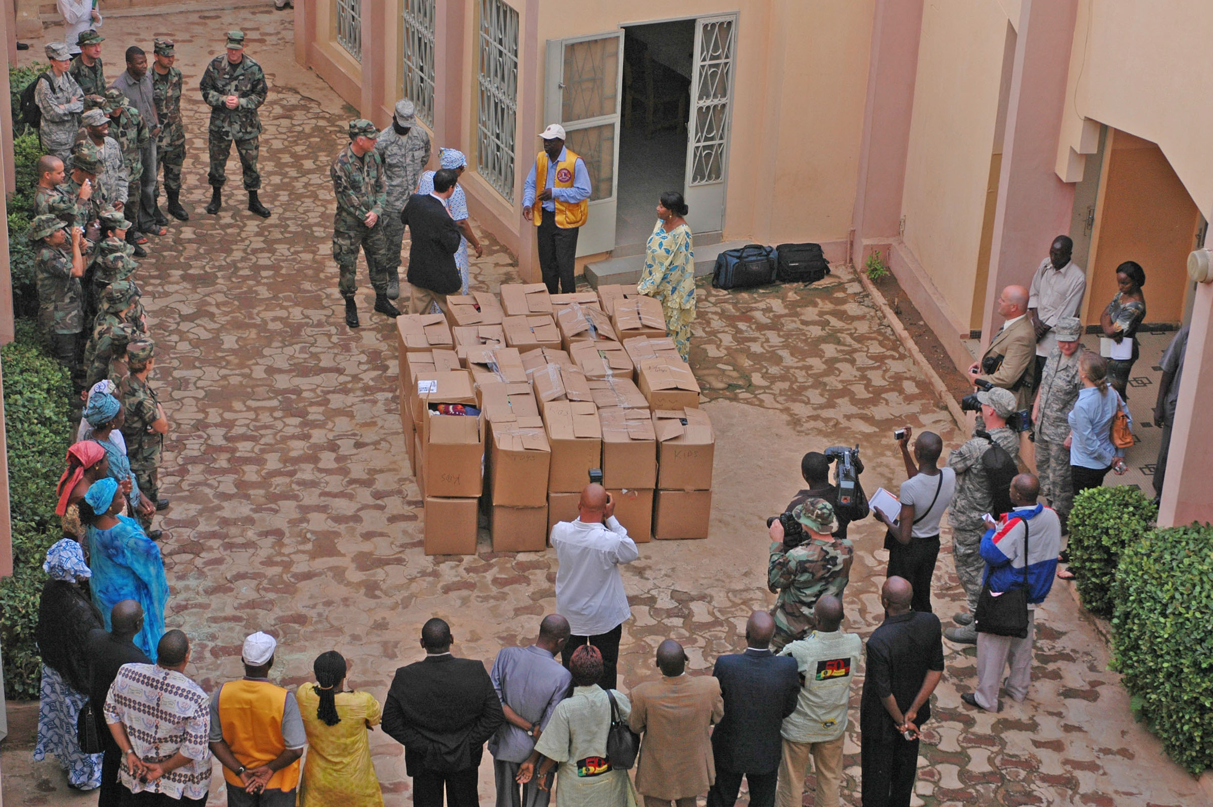 Airmen Donate Clothes Sports Equipment To Malian Communities P