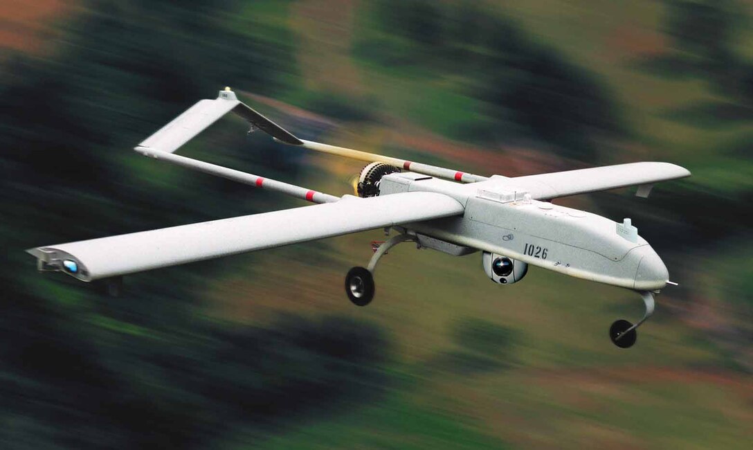 The RQ-7B, or the Shadow 200, is the type of unmanned aerial vehicle flown by VMU-3. The squadron will be activated at the Combat Center in September.