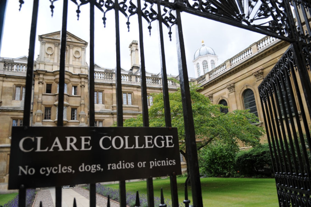 Clare college in Cambridge