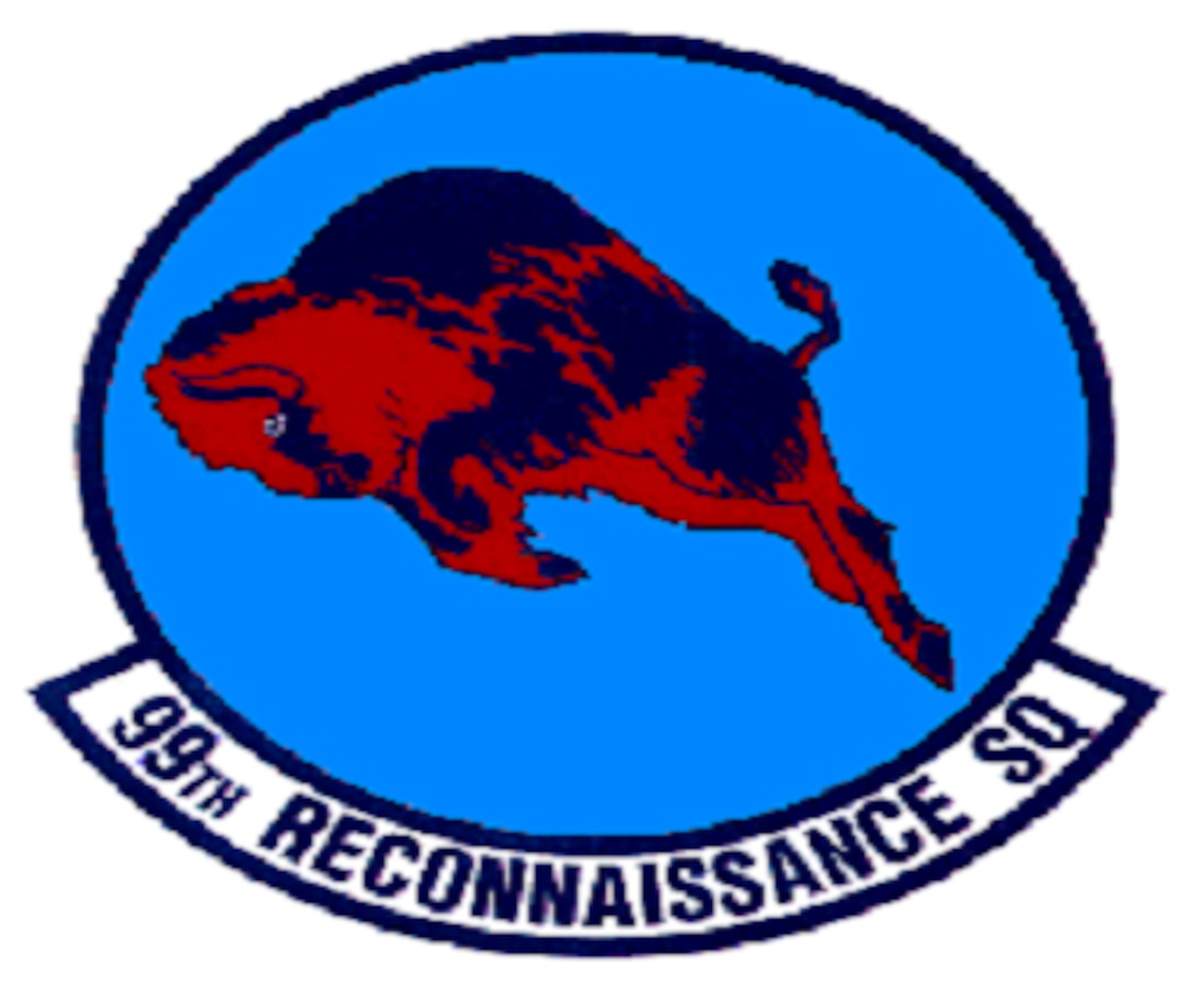 99th Reconnaissance Squadron patch. In accordance with Chapter 3 of AFI 84-105, commercial reproduction of this emblem is NOT permitted without the permission of the proponent organizational/unit commander.