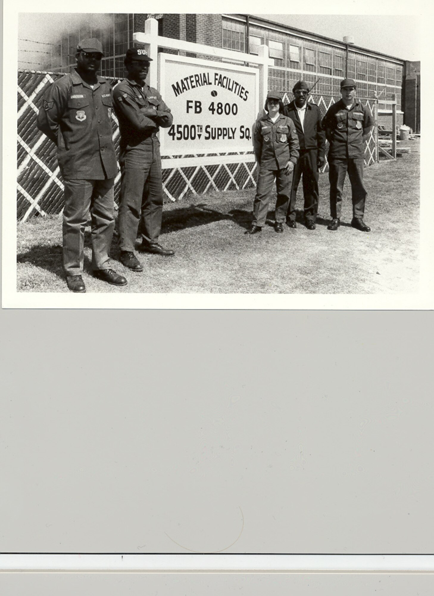 LANGLEY AIR FORCE BASE, Va. -- 4500th Supply Squadron personnel. (Courtesy photo)