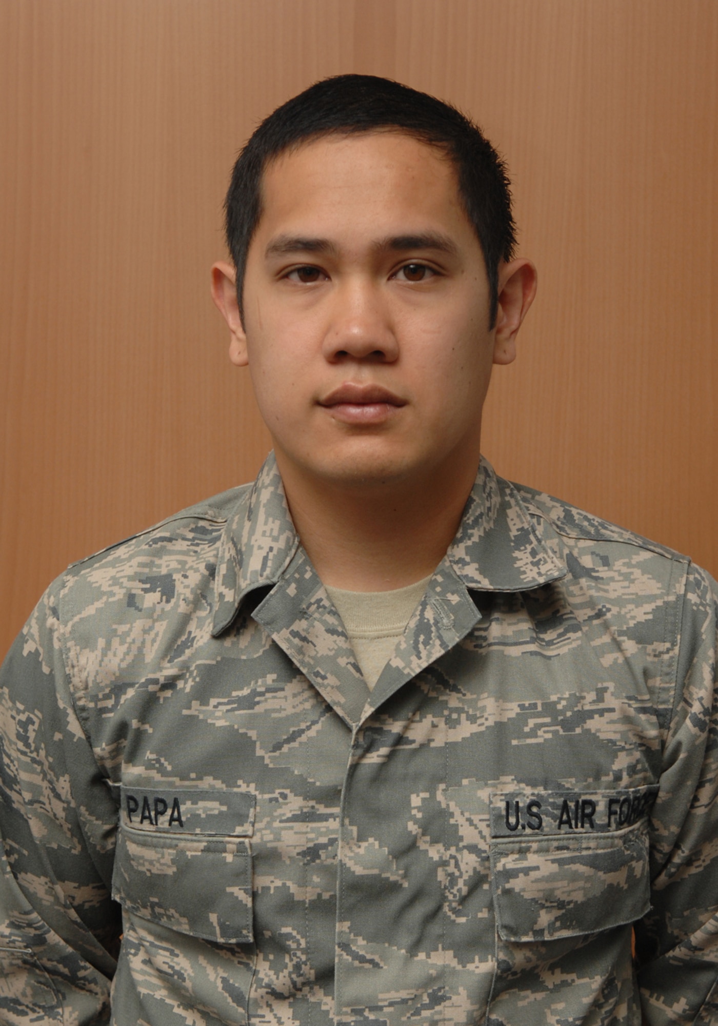 SPANGDAHLEM AIR BASE, Germany – Airman 1st Class Virgil Papa, 52nd Component Maintenance Squadron Aircraft Hydraulic Systems Journeyman, has been named the 52nd Fighter Wing's Top Saber Performer for the week of July 11-17.  U.S. Air Force photo by Airman Staci N. Miller

