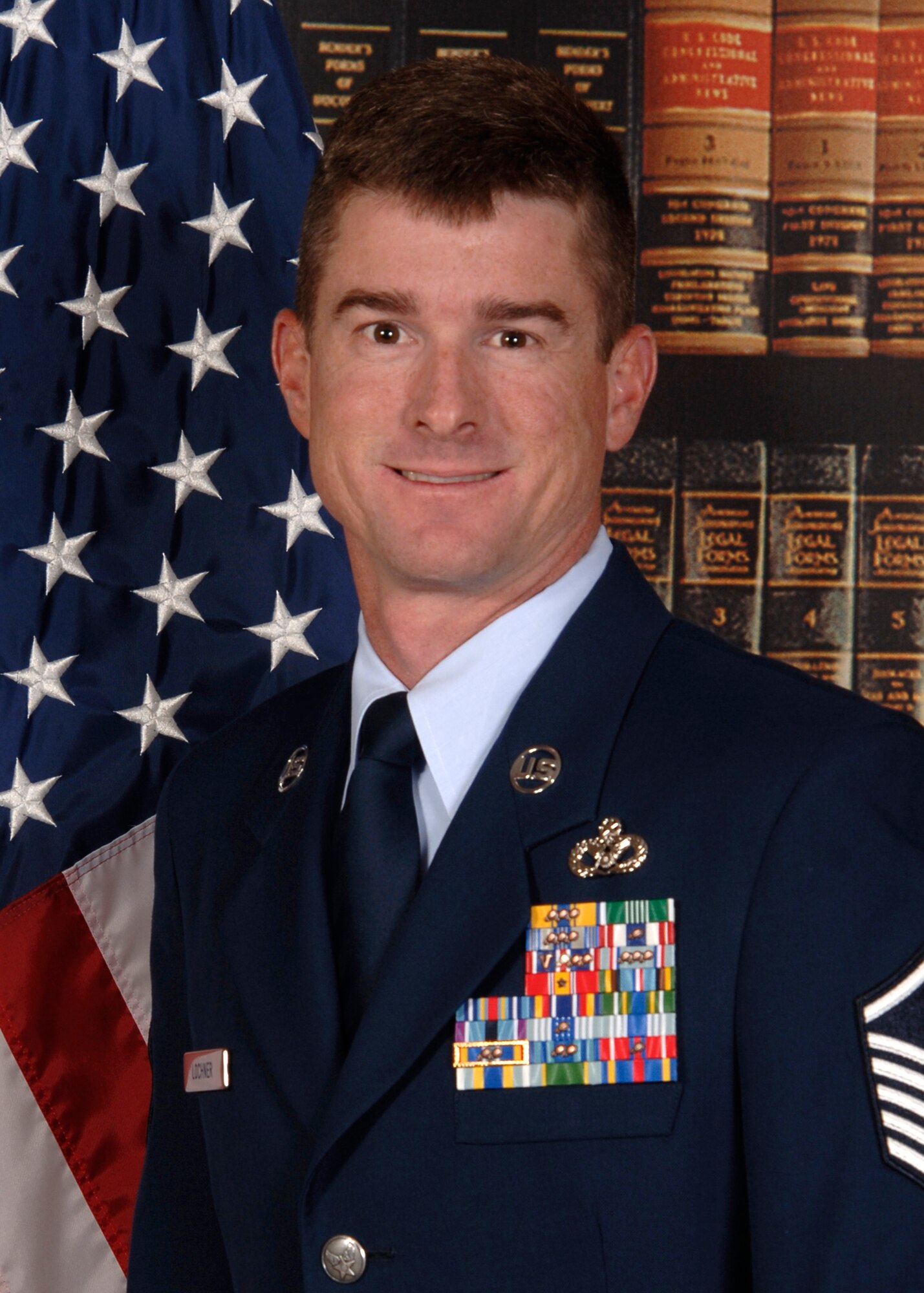 Master Sgt. Shad Lochner, 22nd Civil Engineering Squadron first sergeant.