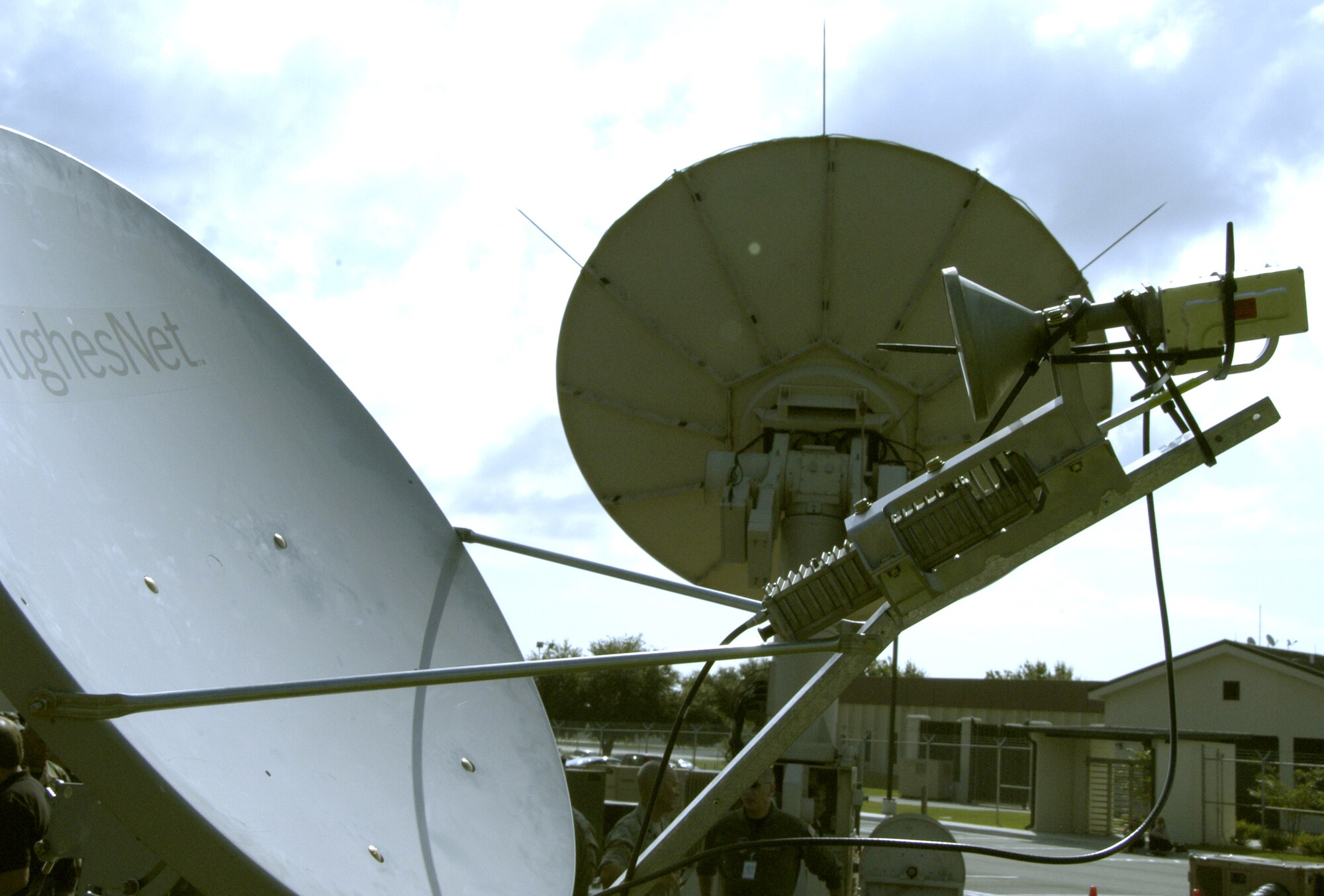 EAGLE VISION satellite structure deployed to Tyndall AFB, Fla., during a 1st AF demonstration.                                