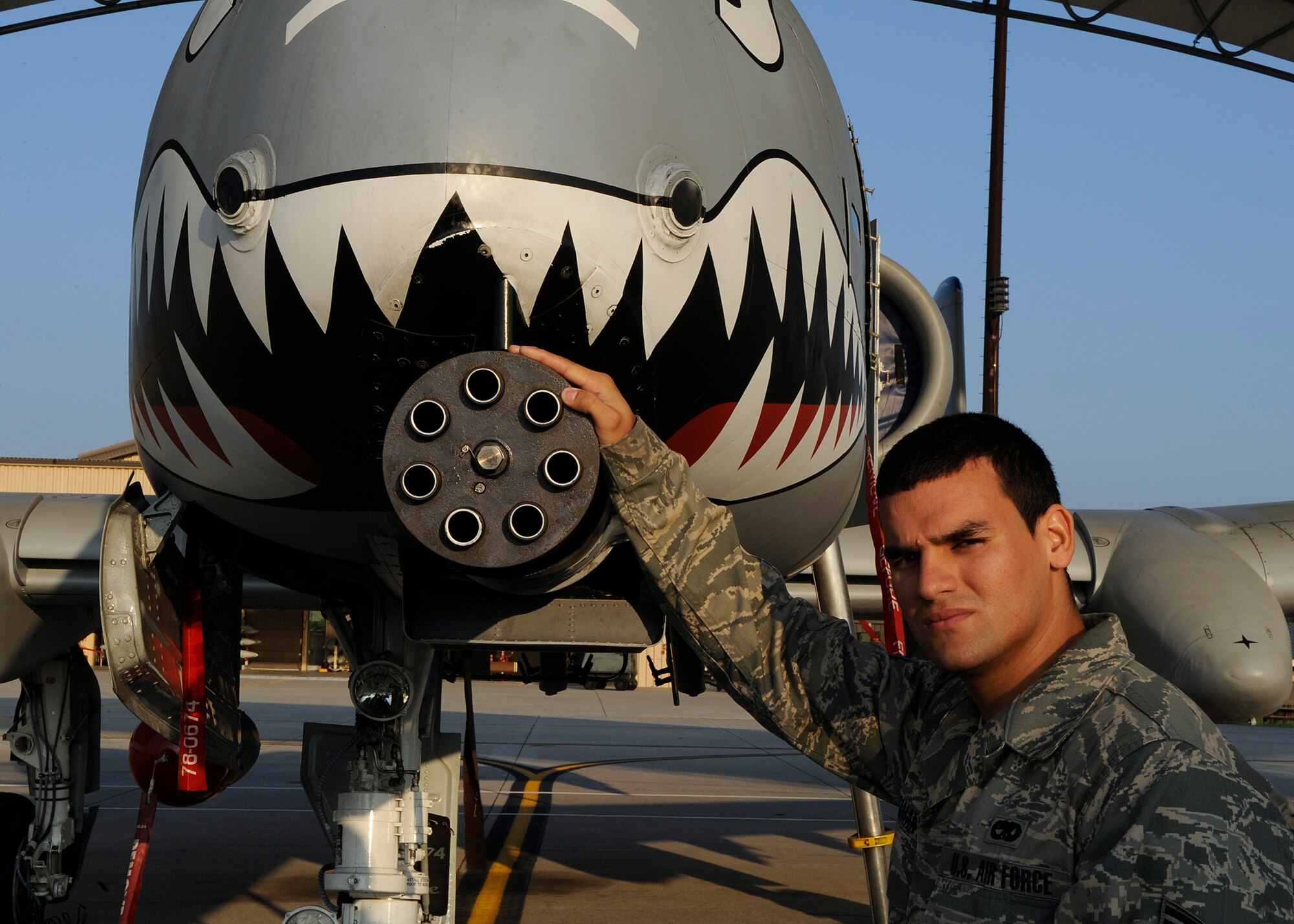 MOODY AIR FORCE BASE Ga., -- Senior Airman John Paul Bustamante is Warrior of the Week. (U.S. Air Force photo by Airman 1st Class Brittany Barker)