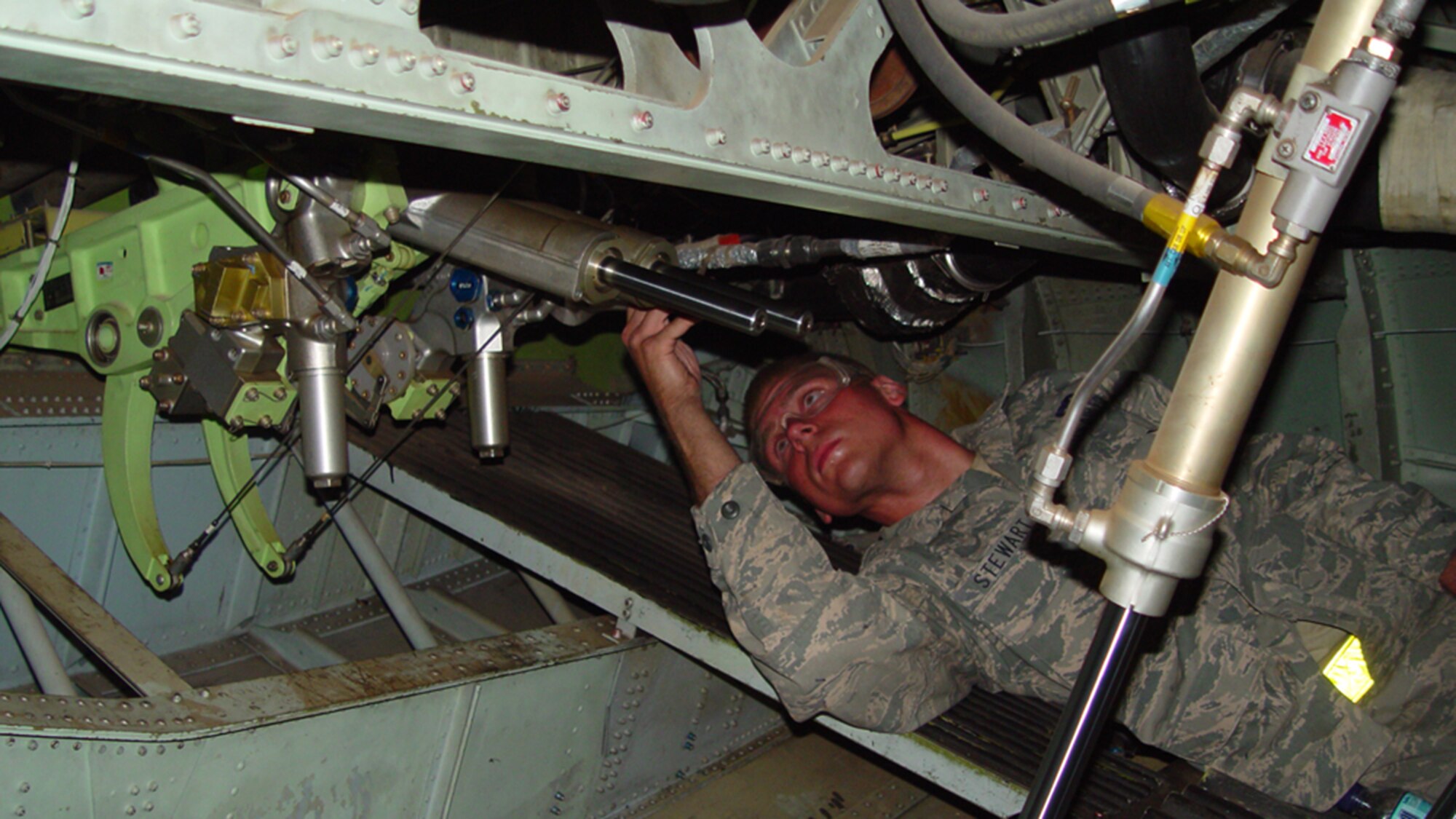 SOUTHWEST ASIA -- Airman 1st Class Christopher Stewart (U.S. Air Force courtesy photo)