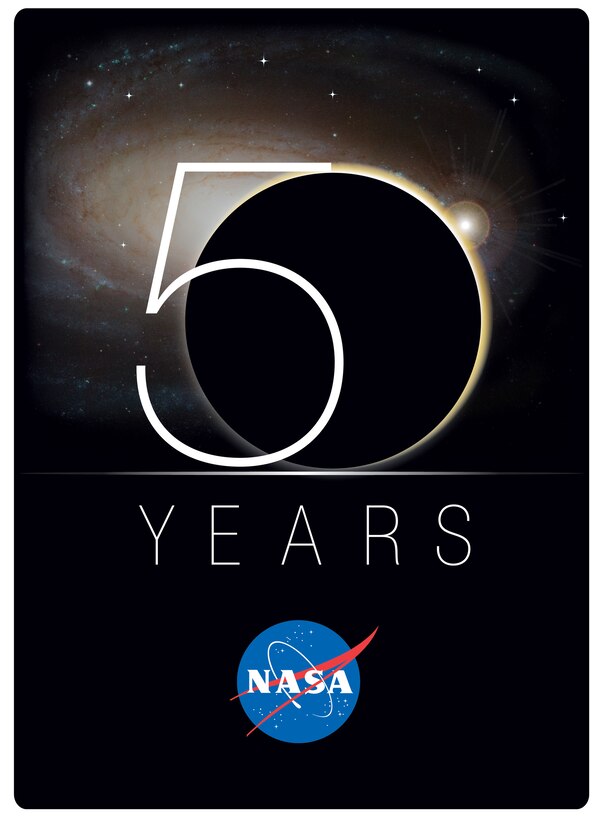NASA celebrates its 50th anniversary.  It was created on July 29, 1958.  (NASA photo)