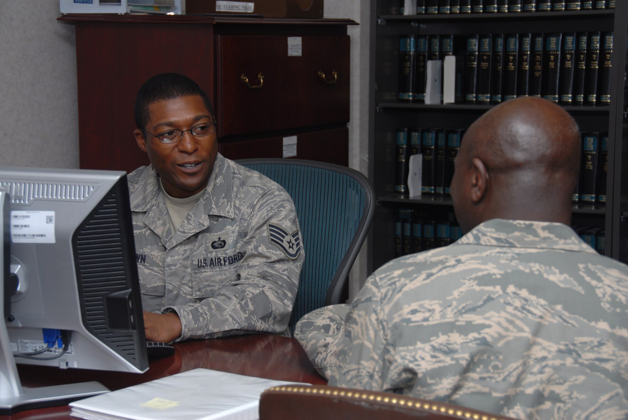 MISAWA AIR BASE, Japan -- Staff Sgt. Demuro Brown, 35th Fighter Wing Legal Office paralegal. (U.S. Air Force photo by Laura R. McFarlane)