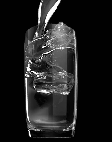 MINOT AIR FORCE BASE, N.D. -- Drinking 10 to 12 glasses of water a day can help maintain a happy, healthy and hydrated life. (Courtesy photo)