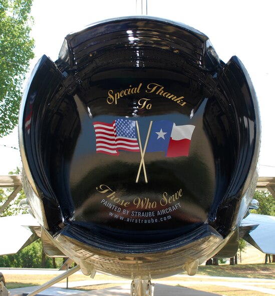 Four aircraft were cleaned and painted by Straube?s Aircraft Services out of Hawaii, in response to a message from Maj. Gen. Allan R. Poulin, Air Force Reserve Command vice commander, emphasizing the need to respect and properly maintain our Air Force heritage; specifically static aircraft around the Air Force Reserve. These aircraft were painted as recently as 2001, but birds, time and the Texas weather had taken their toll on the F-105 Thunderchief, F-4D and F-4E Phantoms and the F-16N Fighting Falcon. So the decision was made to refurbish and repaint them using high-gloss paint for ease of cleaning and aesthetic purposes. (U.S. Air Force Photo/Tech. Sgt. Julie Briden-Garcia)