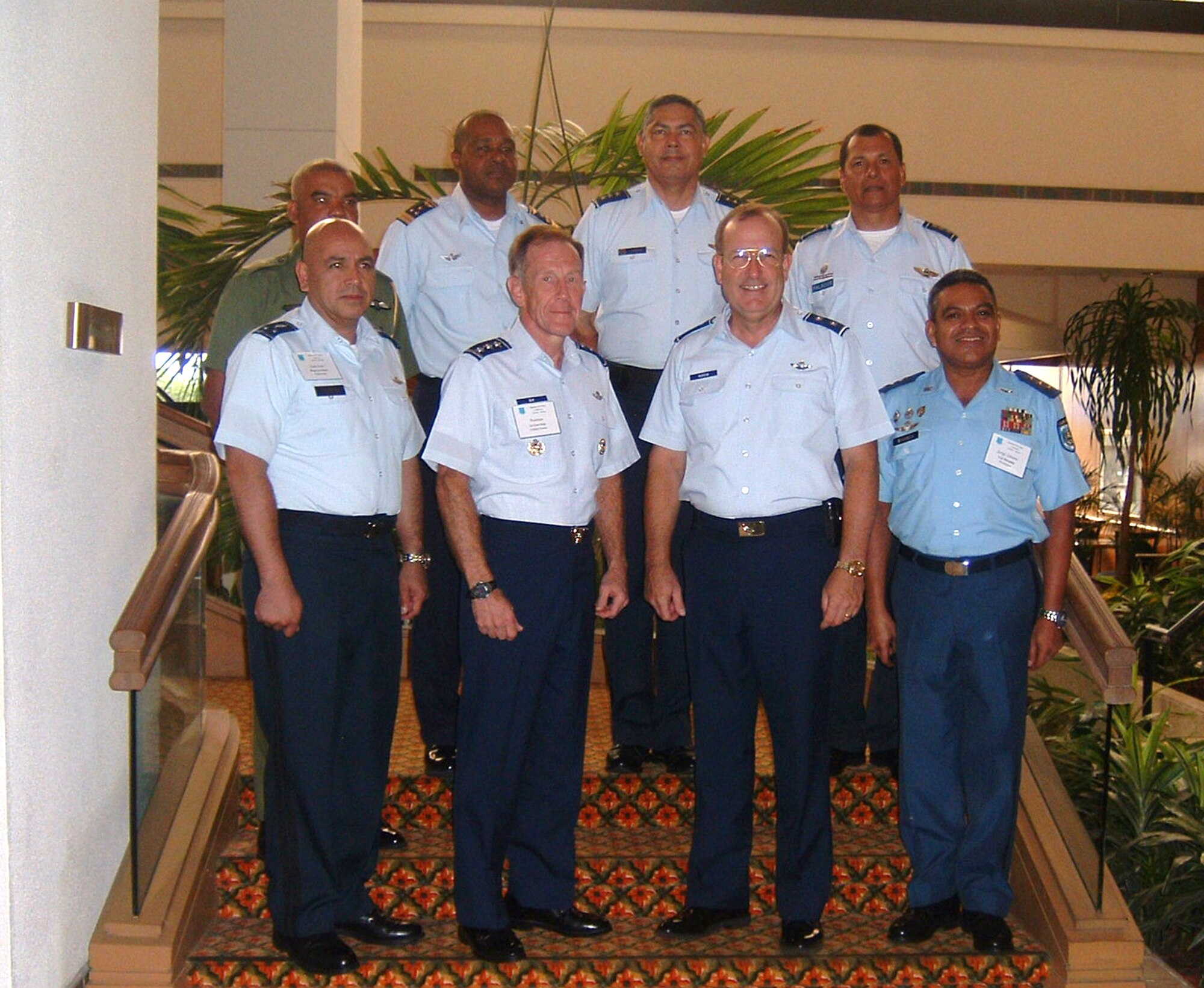 Lt. Gen. Norman Seip, the 12th Air Force (Air Forces Southern) commander, and Maj. Gen. Henry Morrow, the 1st Air Force (Air Forces North) commander, hosted a Central American Air Chiefs Conference in Miami, July 25, for six air chiefs from Belize, El Salvador, Guatemala, Honduras, Nicaragua and Panama. 