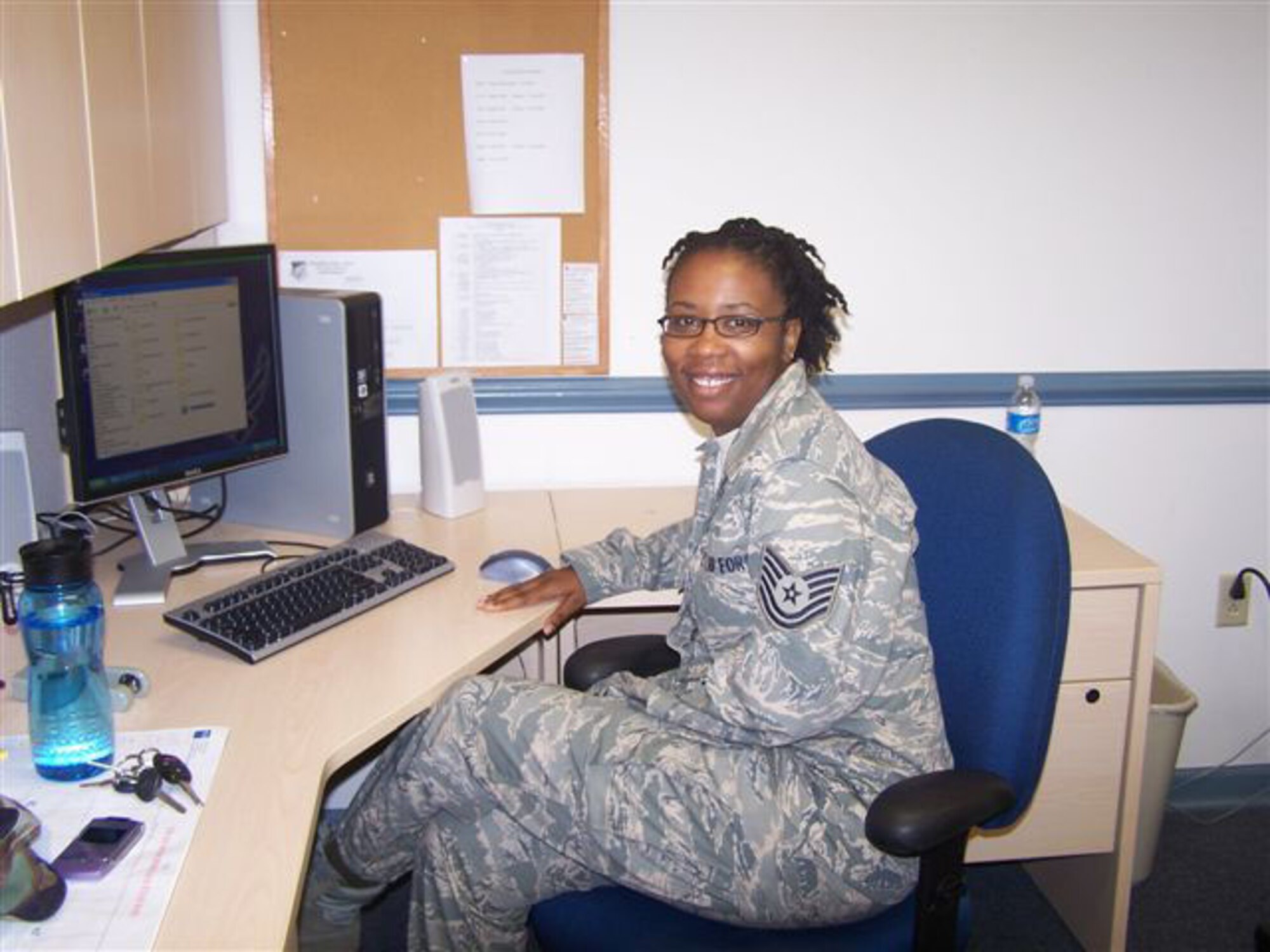 SEYMOUR JOHNSON AIR FORCE BASE, N.C. -- Tech. Sgt. Sonya Coley, a Reservist with the 916th Logistics Readiness Squadron, recently returned from the Materiel Management Apprentice Course at Lackland Air Force Base where she was recognized as the Top Graduate  Sgt. Coley maintained a 99% grade point average while demonstrating outstanding military bearing and behavior, to include leadership, followership and team building.  She works in the supply section of the squadron.