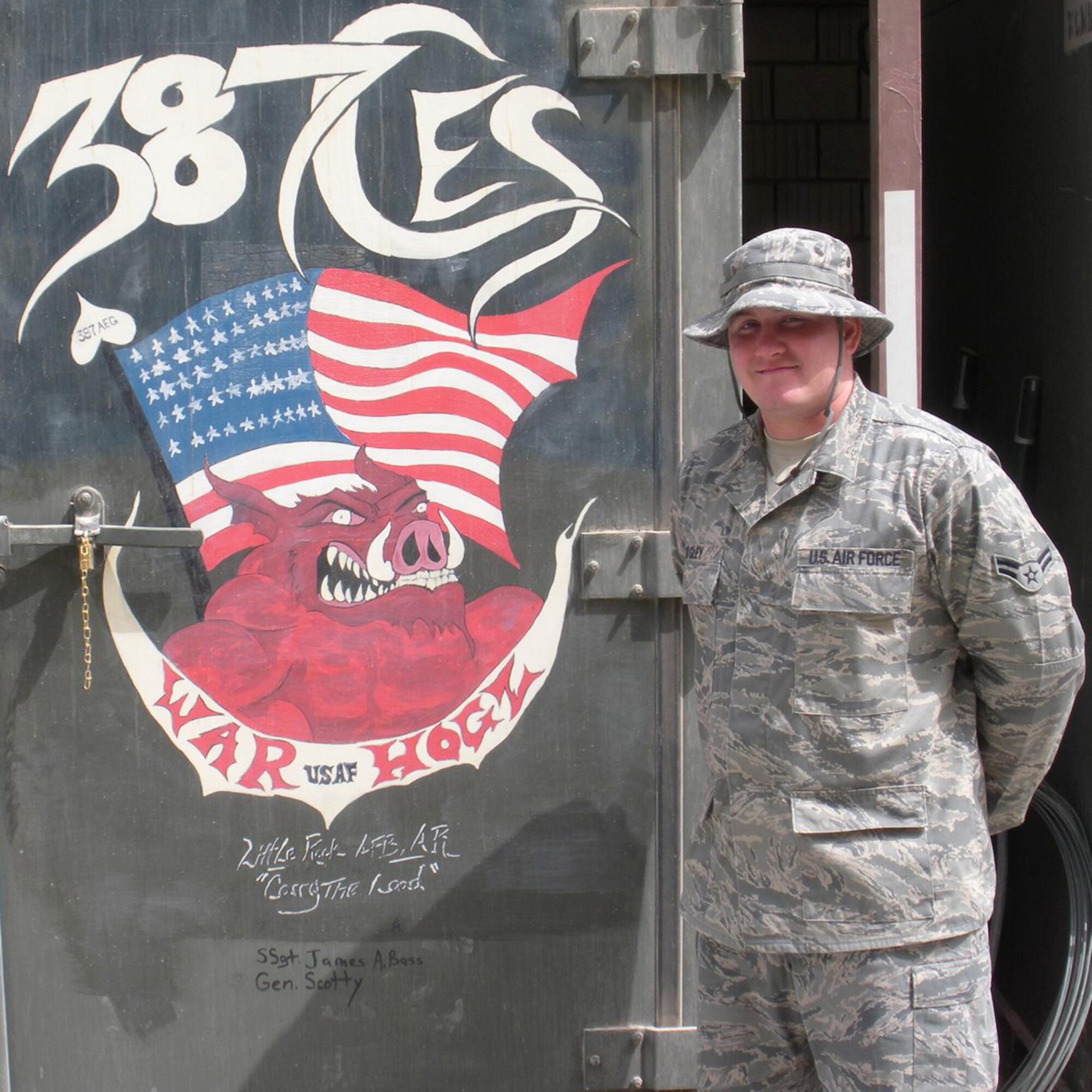SOUTHWEST ASIA -- Airman 1st Class Travis Ridgley (U.S. Air Force courtesy photo)