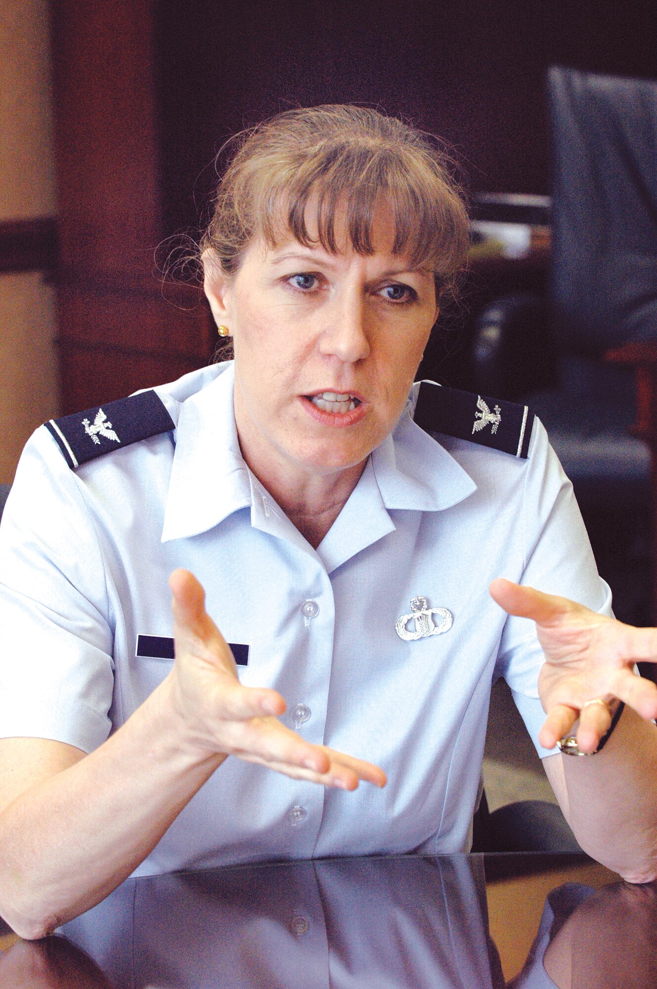 Col. Debra Bean recently assumed the job of 78th Air Base Wing vice commander, a position that has been vacant for several months. U. S. Air Force photo by Sue Sapp