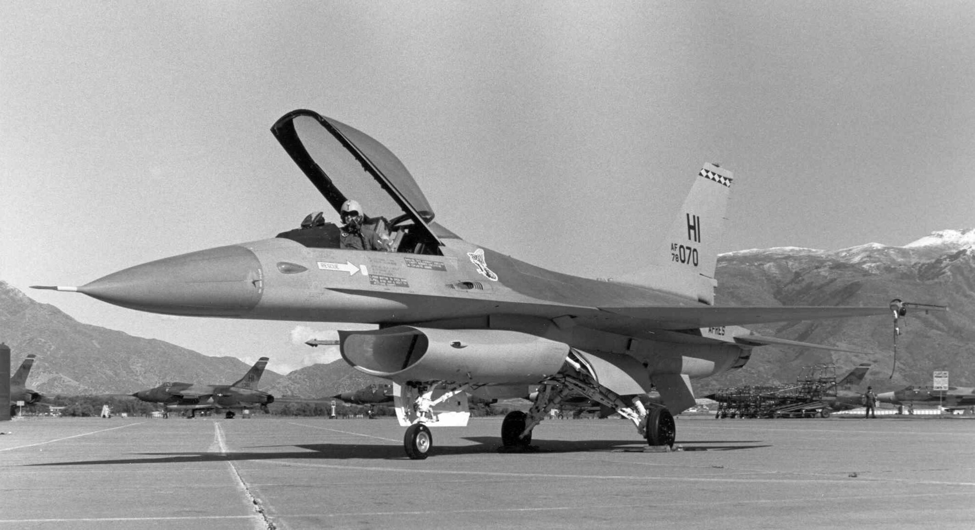 The first F-16 for the 419thTactical Fighter Wing, and the first for the Air Force Reserve. (Courtesty photo) 