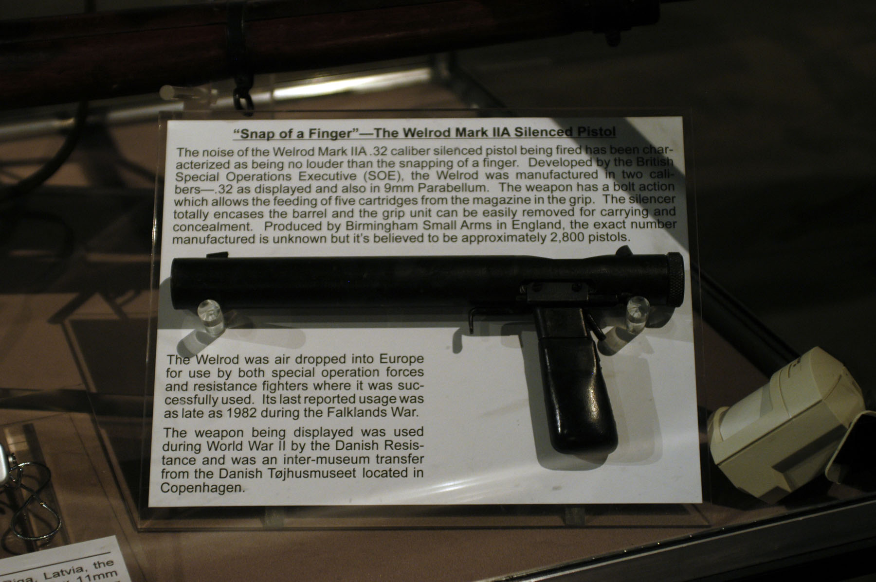 Welrod Mark IIA Silenced Pistol > National Museum of the United States