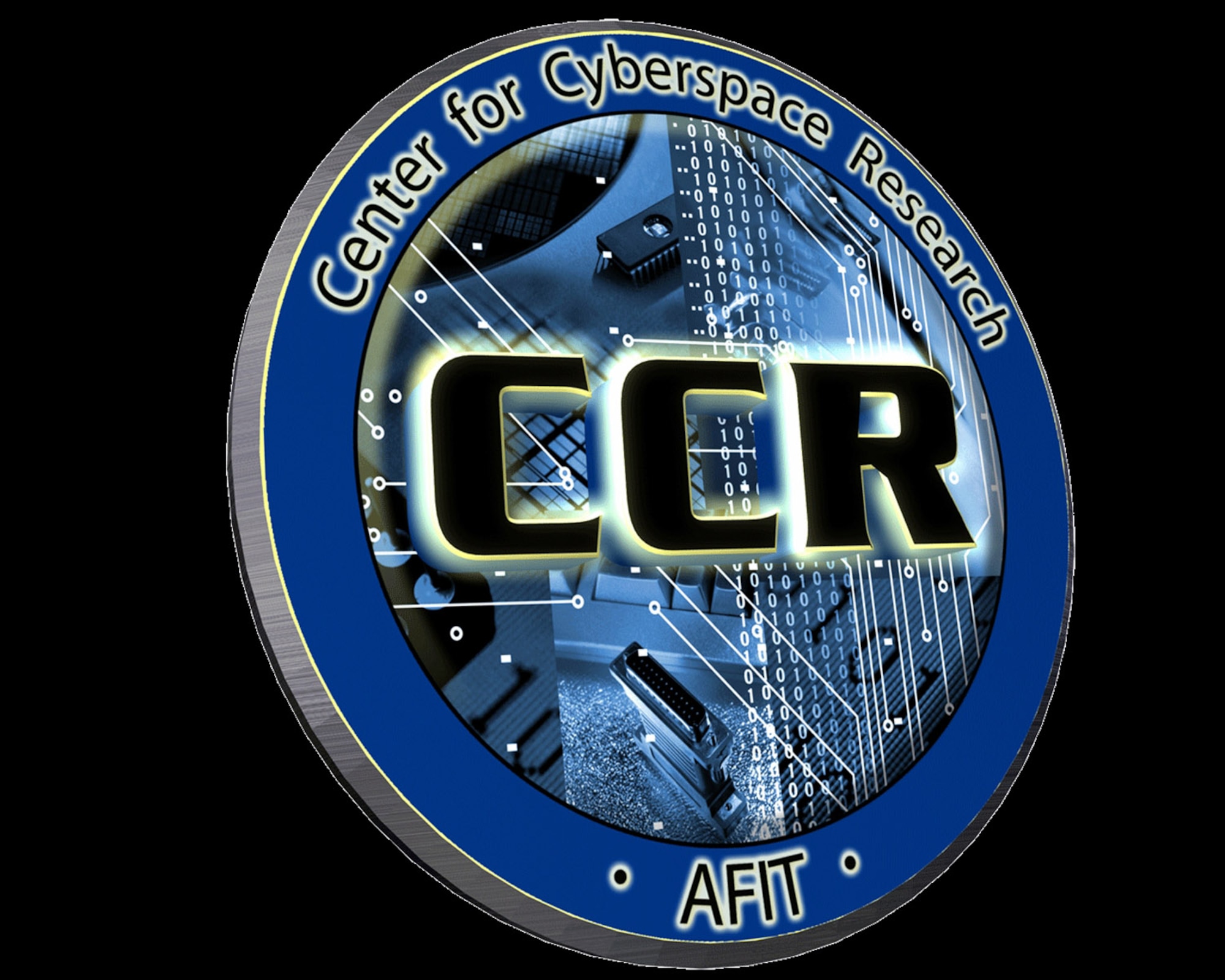 The Air Force Institute of Technology's Center for Cyberspace Research conducts defense-focused research at the Master's and PHD levels.  The center's faculty is helping to train and equip the warriors of the future for the cyber domain.  (U.S. Air Force graphic)
