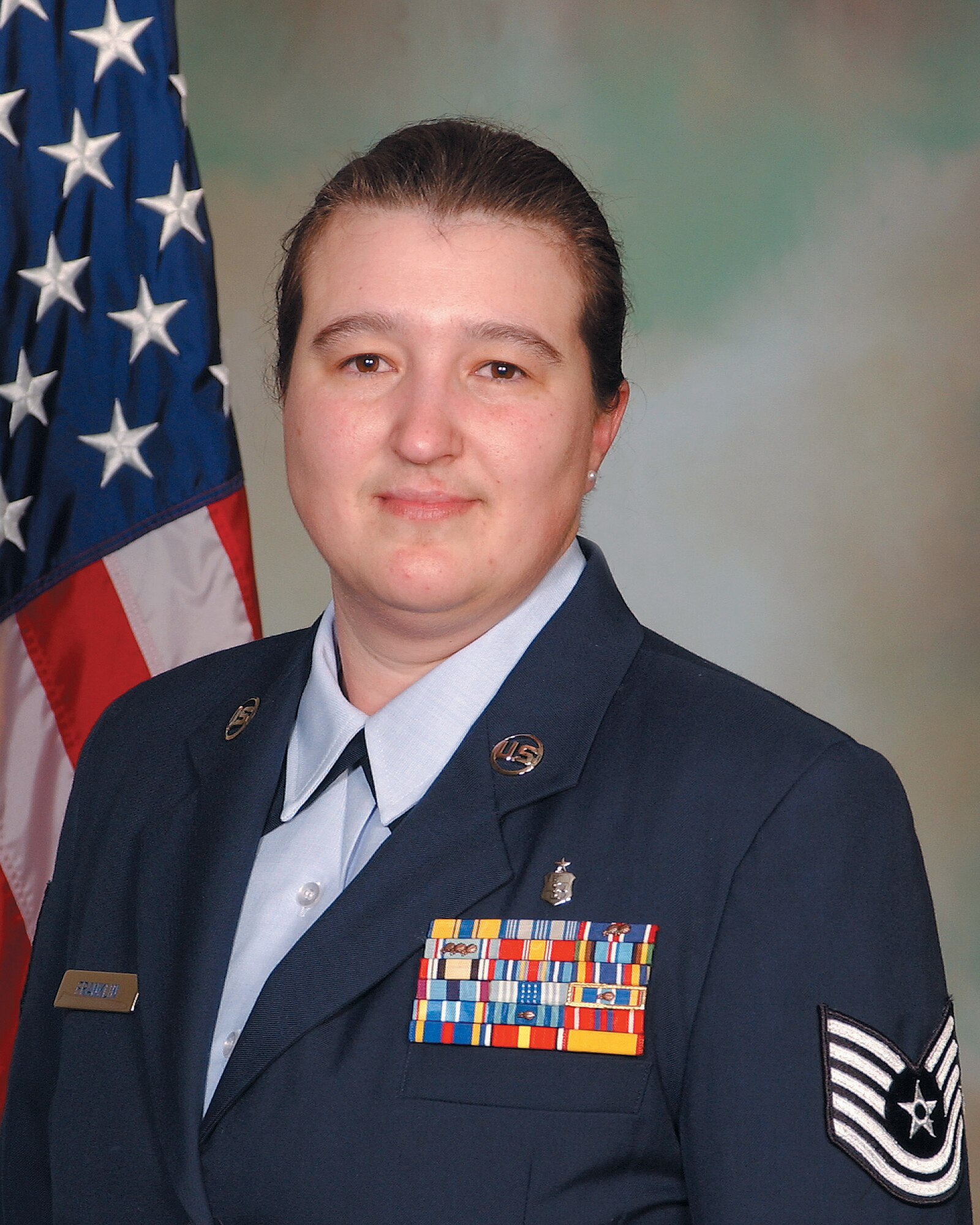 Tech. Sgt. Amy Franklin was recognized as the 175th Wing's Non-Commissioned Officer of the Year for 2007 at a ceremony held at Warfield Air National Guard Base, Md., Feb. 10, 2008.