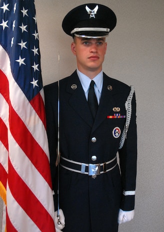 Honor Guard Spotlight: Senior Airman Timothy Morgan