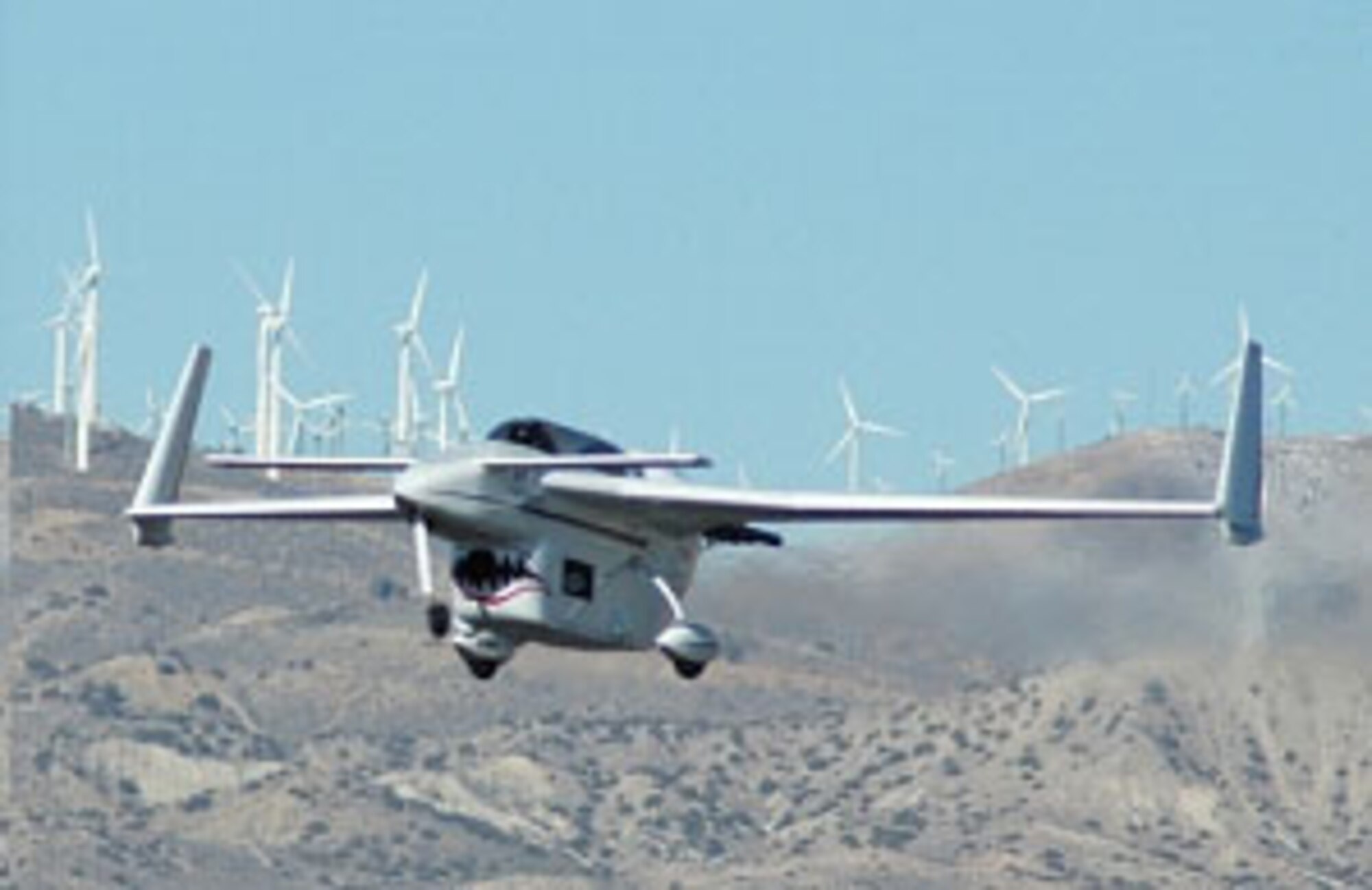 Long EZ aircraft powered by pulsed-detonation engine