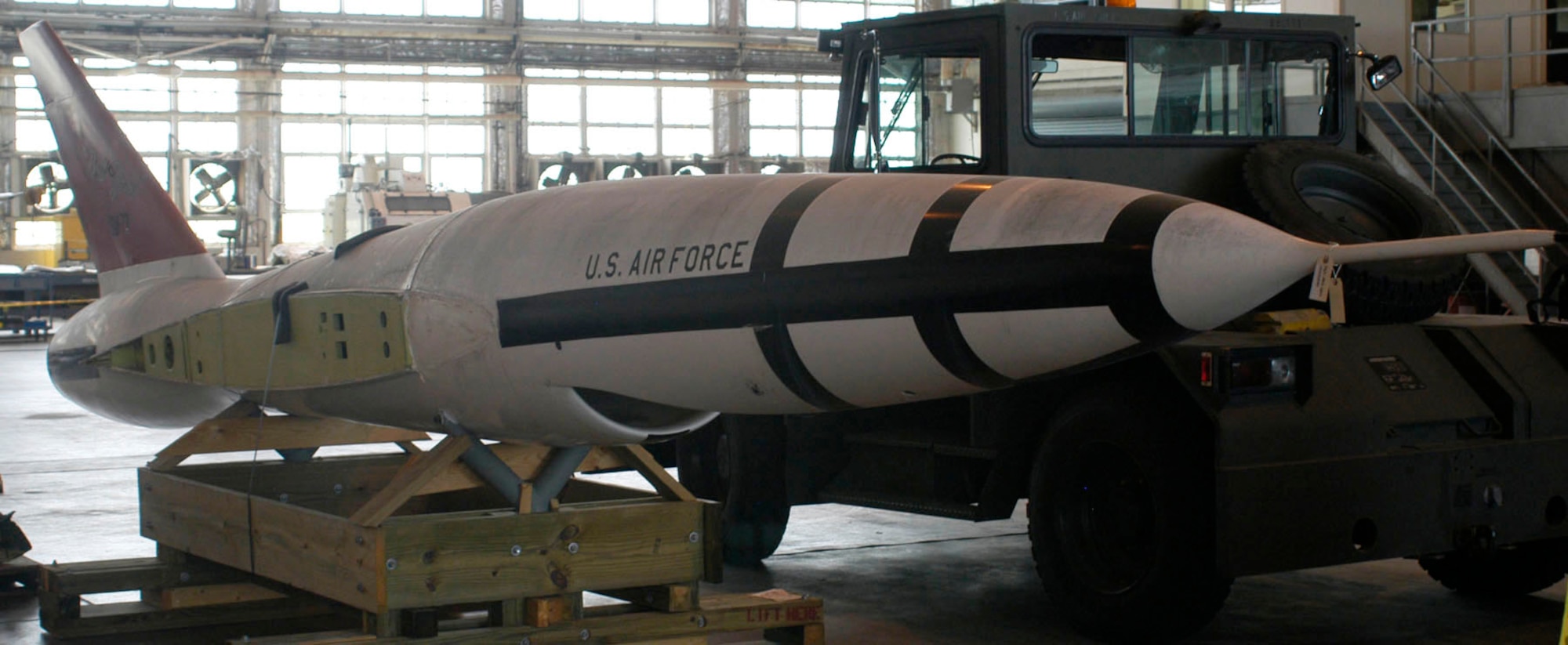 DAYTON, Ohio (06/2008) -- The SM-73 Bull Goose in the restoration hangar at the National Museum of the United States Air Force. (U.S. Air Force photo) 