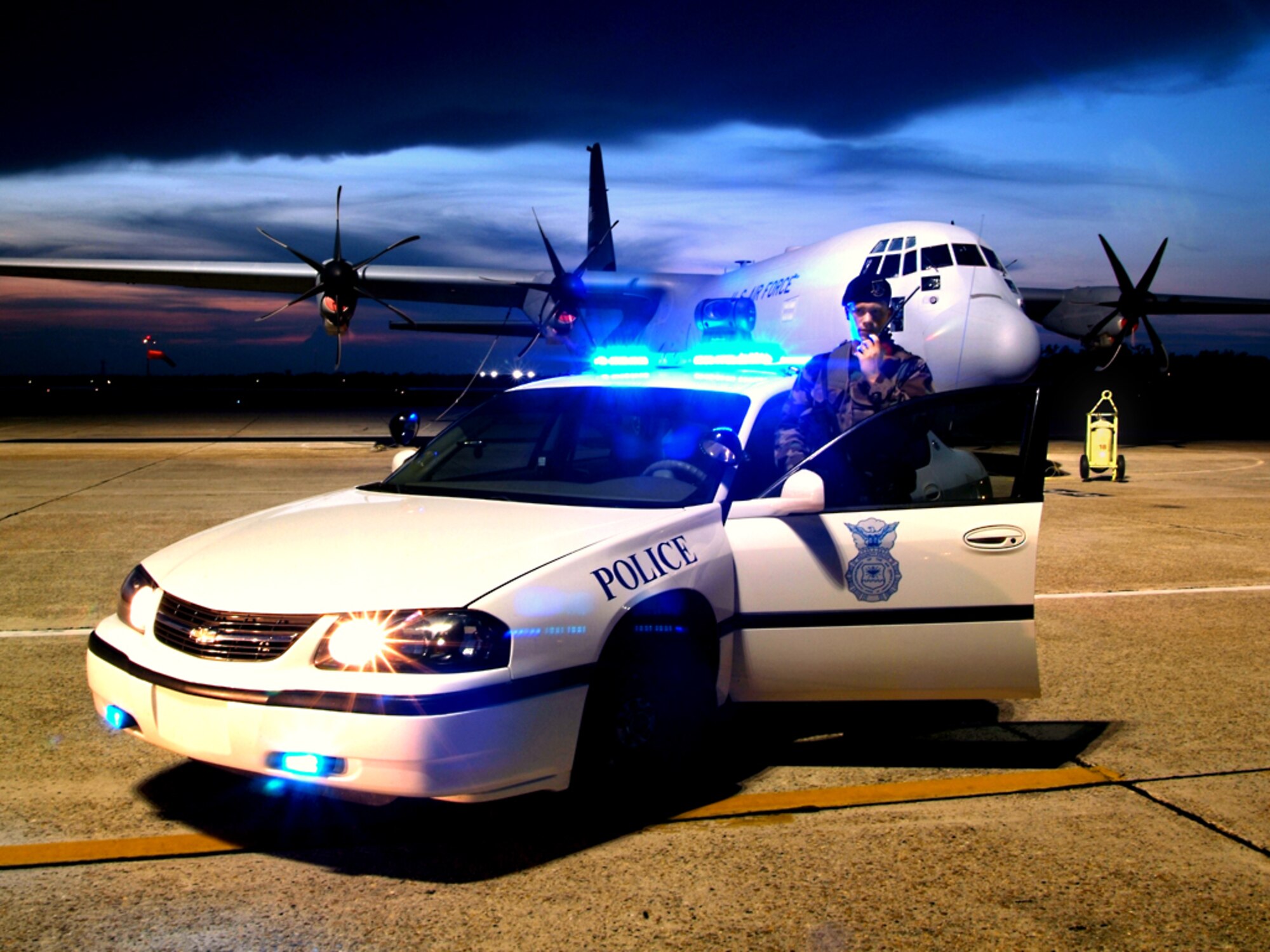 The 81st Security Forces Squadron protects the installation, while meeting deployment demands.  (U.S. Air Force photo by Adam Bond)
