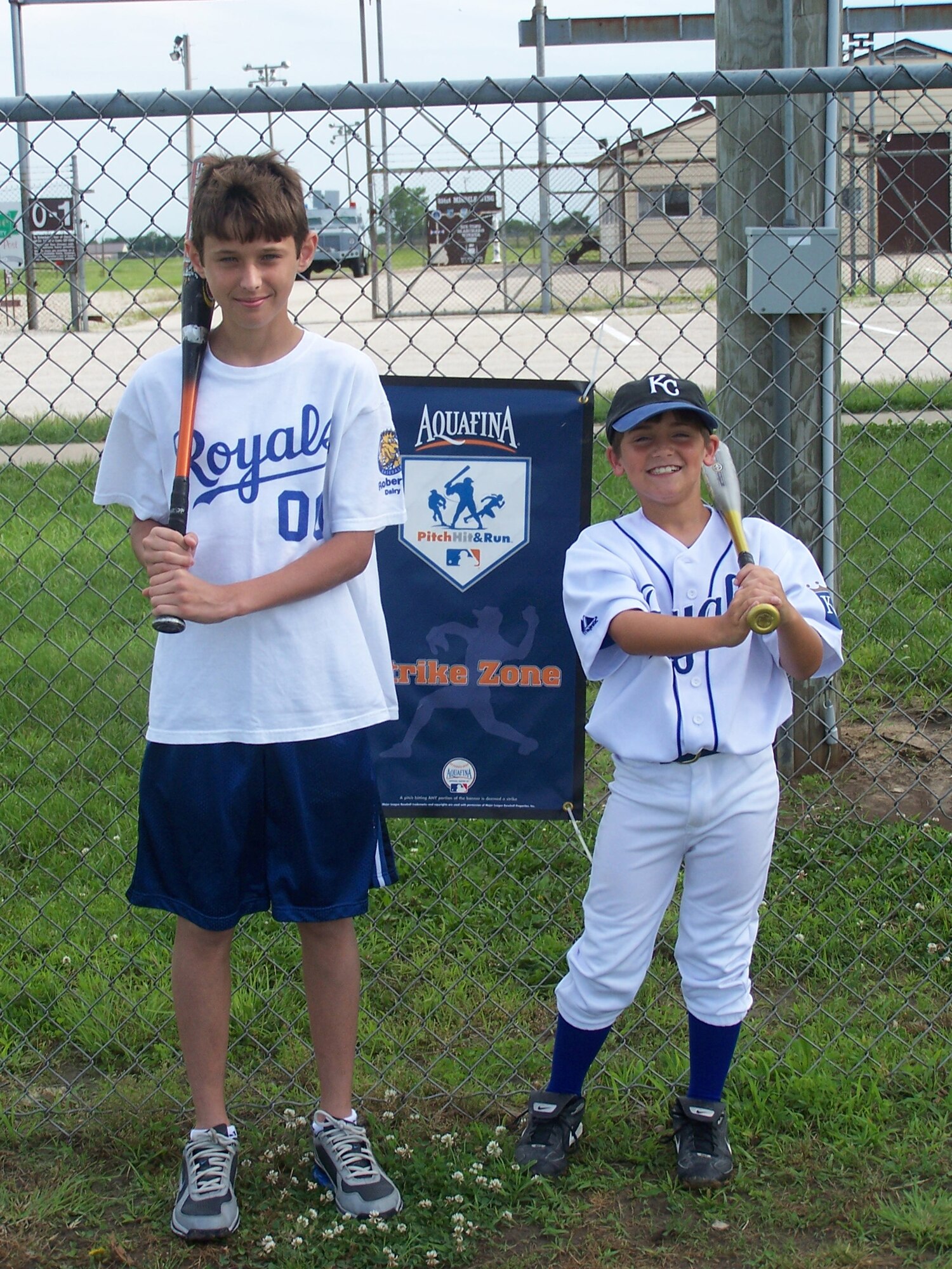 WHITEMAN AIR FORCE BASE, Mo., -- Caleb Rincker, son of Tech. Sgt. and Mrs. Rincker, 509th Logistics Readiness Squadron; and Tyler Hughes, son of Senior Master Sgt. and Mrs. Hughes, 509th LRS, are the winners of the local and sectional Pitch, Hit and Run competition held May 13 and 17.  By being the winners of the sectional competition, both Caleb and Tyler will be competing in the Team Championship to be held June 21, in Kauffman Stadium.  If they win the Team Championship, they will be going to New York to the All-Star game and compete in the National Finals of the Pit, Hit and Run competition. Team Whiteman members are encouraged to support these two young men as they compete Kauffman Stadium Saturday.
