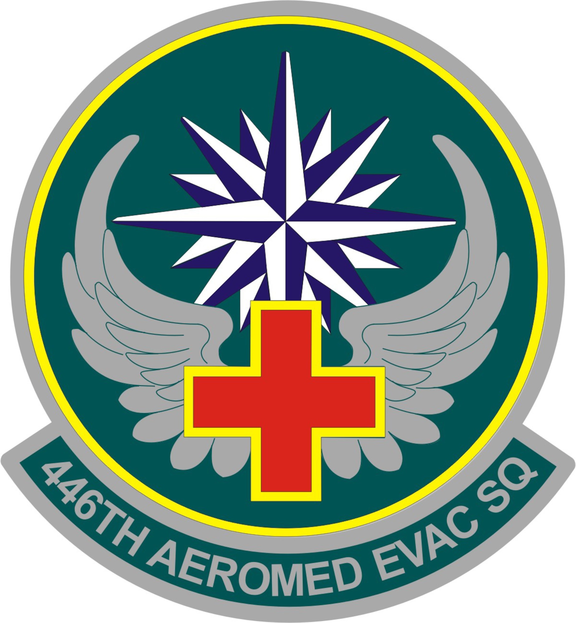 The 446th Aeromedical Evacuation Squadron, an Air Force Reserve unit, celebrates 50 years of saving lives with a picnic July 12 at Heritage Hill, McChord Air Force Base, Wash.  The Air Force Reserve provides 63 percent of the Air Force's aeromedical evauation capability.
