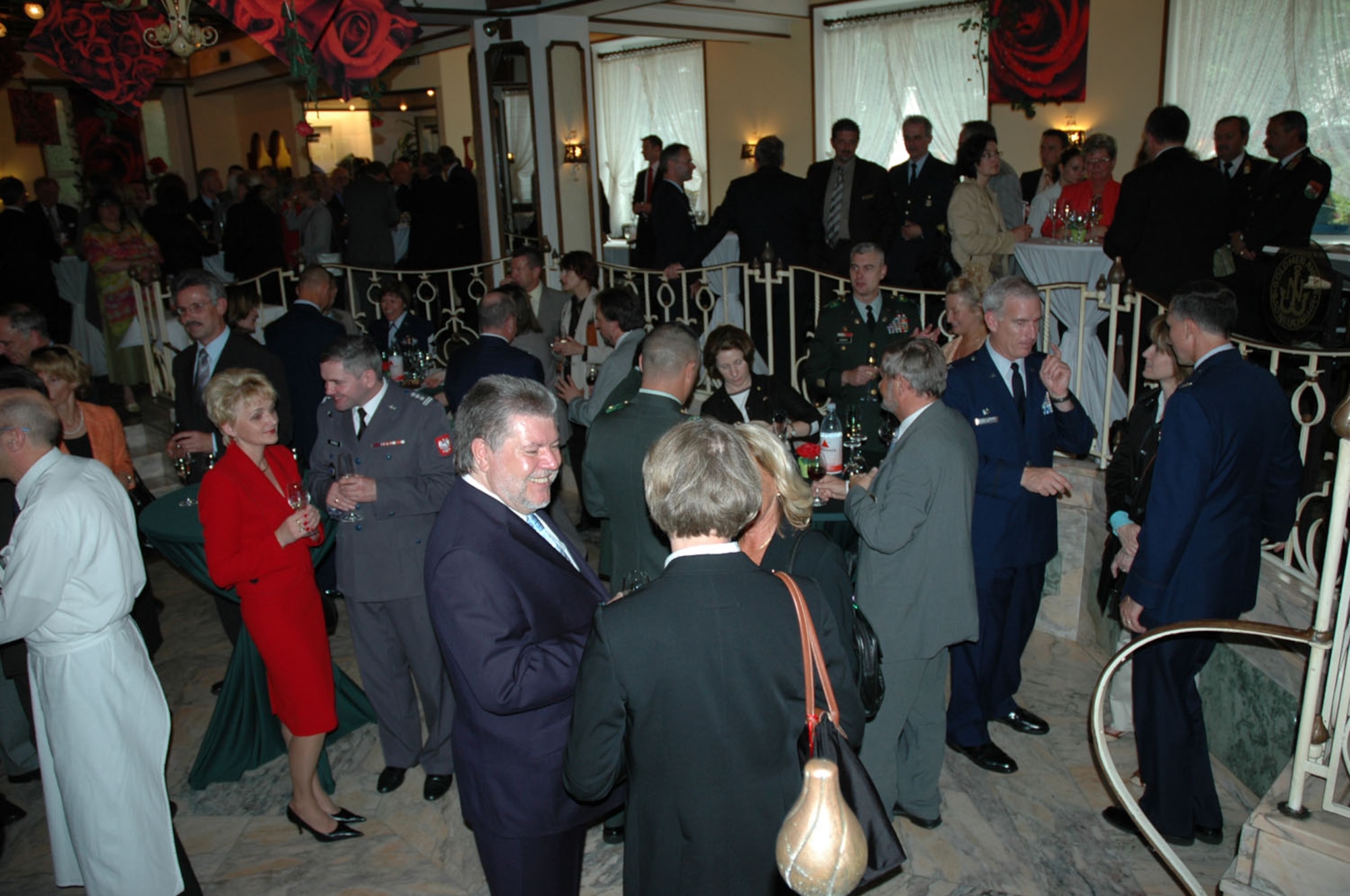 Leadership from the 52nd Fighter Wing at Spangdahlem Air Base attended a military reception during the Bad Neuenahr-Ahrweiler Rheinland-Pfalz state fair June 14.  (U.S Air Force Photo/Iris Reiff)