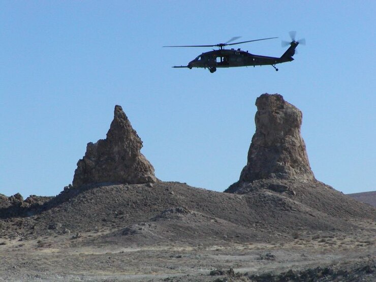 HH-60 on test range