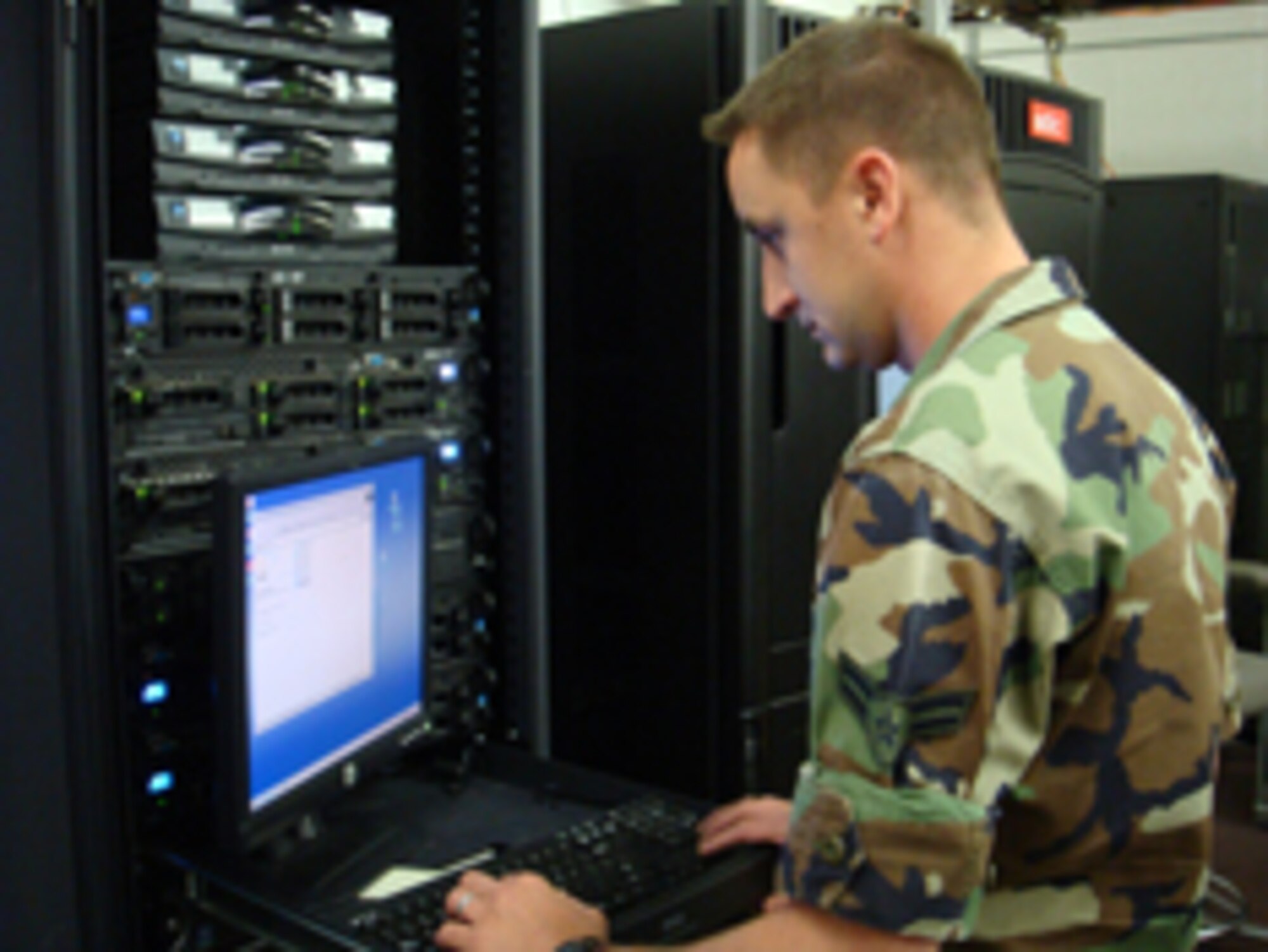 Airman 1st Class Steven Larson, 48th Communications Squadron network configuration management technician was nominated for the Liberty spotlight by his chain of command because he epitomizes the Air Force core value of "Excellence in All We Do." 
