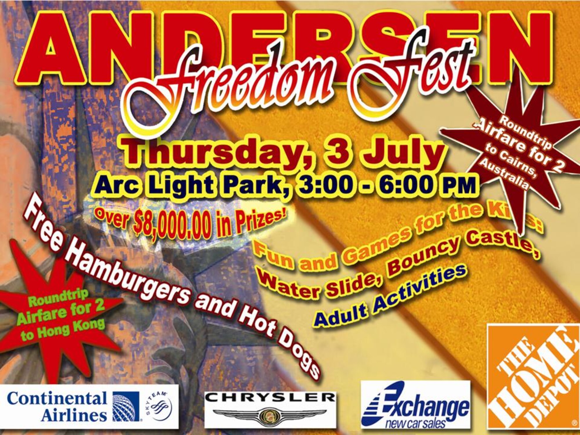 Team Andersen's annual Freedom Fest will be held July 3 from 3-6 p.m. at Arc Light Park. (Courtesy Photo)