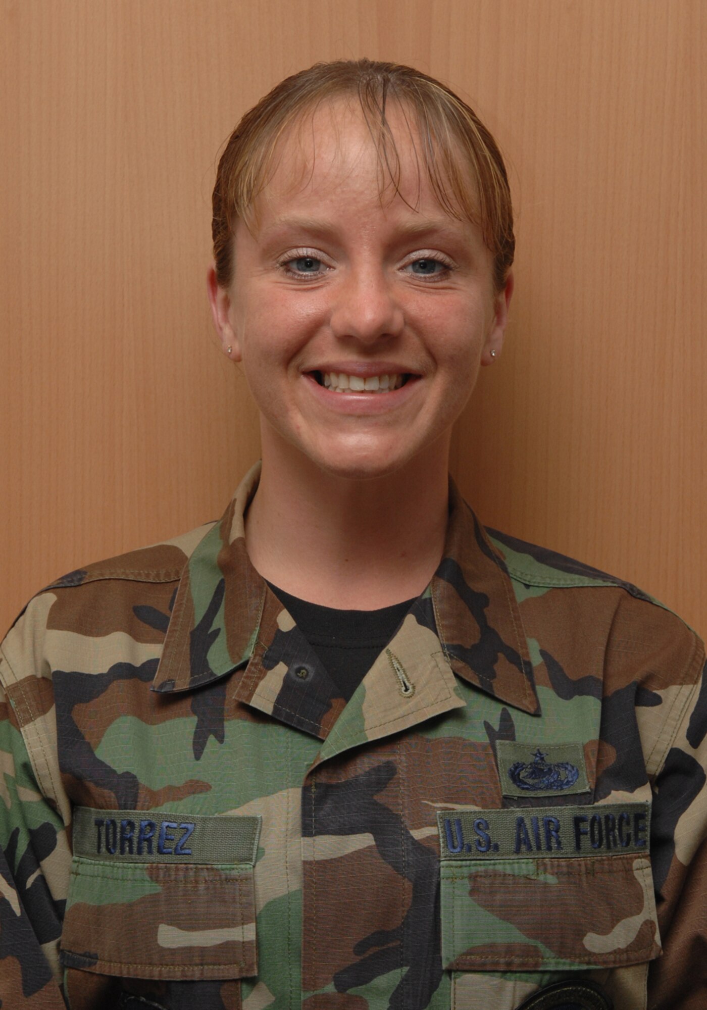 SPANGDAHLEM AIR BASE, Germany – Staff Sgt. Charlotte Torrez, 52nd Logistics Readiness Squadron Receiving Section Work Center Supervisor, has been named the 52nd Fighter Wing's Top Saber Performer for the week of June 13-19.  (U.S. Air Force Photo by Airman Staci Miller)
