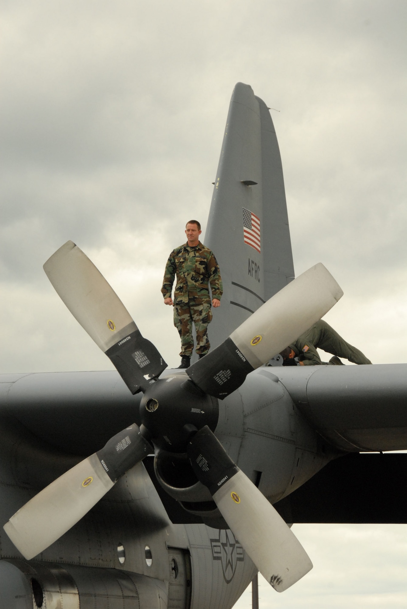 June 17 marked the beginning of history for the 107th Airlift Wing as the first qualified crewmembers of the wing flew their initial mission in the C-130H2 aircraft.This mission also marks the first C-130 guard launch by 107th maintenance crew chiefs.   After completing hundreds of hours of training consisting of four different classes, our maintenance members are qualified to work on the C-130 and launch the aircraft. Staff Sgt. Robert Miller checks aircraft before flight.(USAF Photo/Tech Sgt Catherine Perretta)