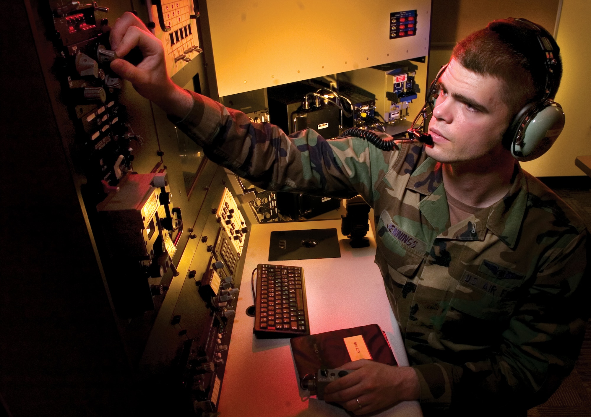 Airman 1st Class Andrew Jennings has never voted. But he realize his vote does matter, so he'll cast his ballot in the November 2008 elections. (U.S. Air Force photo/Lance Cheung)