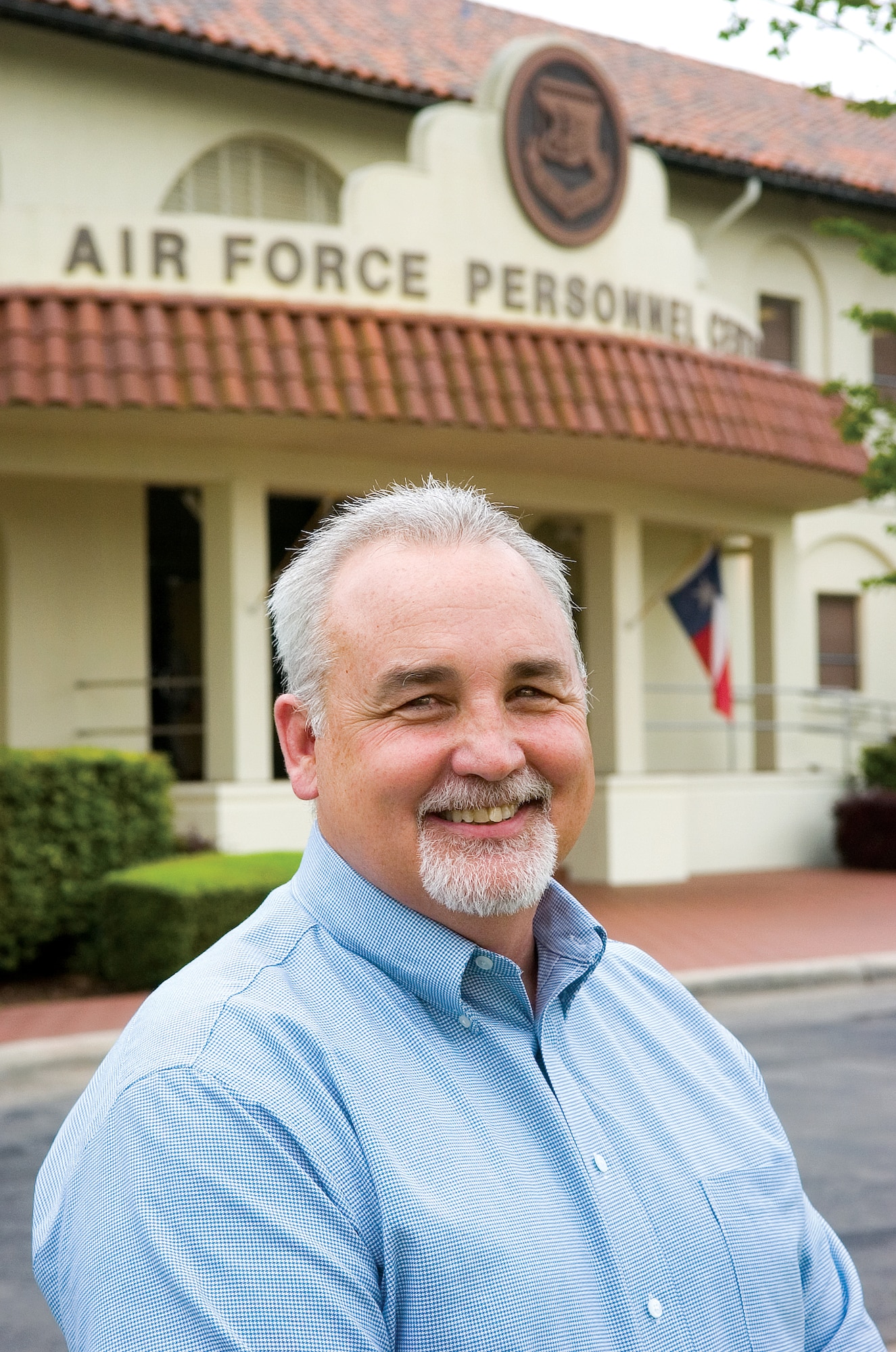 Gil Harrison heads the office that oversees the thousands of unit voting officers that help provides Airmen voting information, no matter where their duty station is. (U.S. Air Force photo/Lance Cheung)