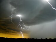 MINOT AIR FORCE BASE, N.D. -- In the United States, there are an estimated 25 million cloud-to-ground lightning flashes each year. Lightning can be fascinating to watch, but it is also extremely dangerous. During the past 30 years, lightning killed an average of 80 people per year in the United States (courtesy photo)