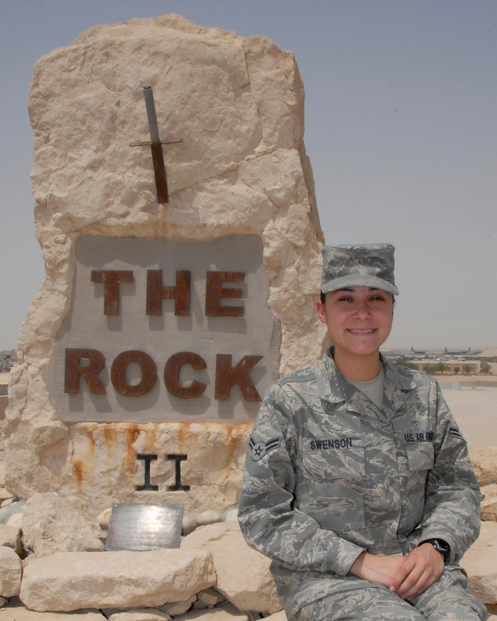 SOUTHWEST ASIA -- Airman 1st Class Mercedes Swenson (U.S. Air Force photo/Tech. Sgt. Michael O'Connor)