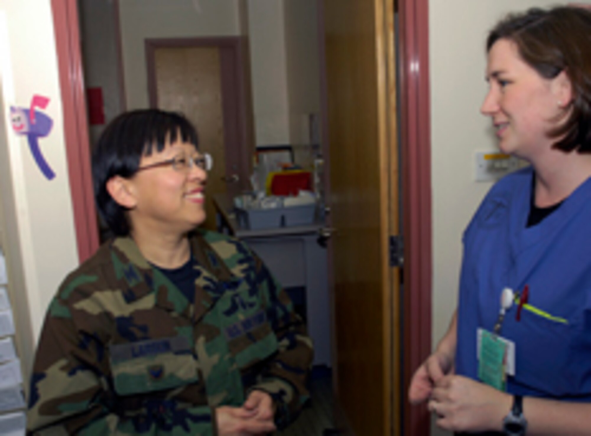 Col. Irene Larson, 48th Medical Group chief nurse, was nominated for the Liberty spotlight by her chain of command because he epitomizes the Air Force core value of "Integrity First." (U.S. Air Force photo by Airman Perry Aston)