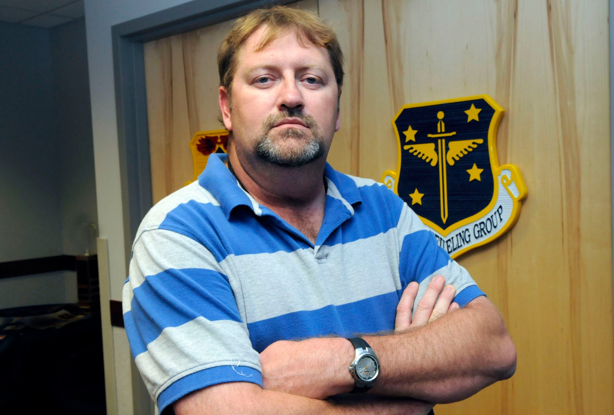 David Dawson  earned the 2008 Aircrew Flight Equipment Career Field Civilian of the Year Award at Air Force level. U. S. Air Force photo by Sue Sapp