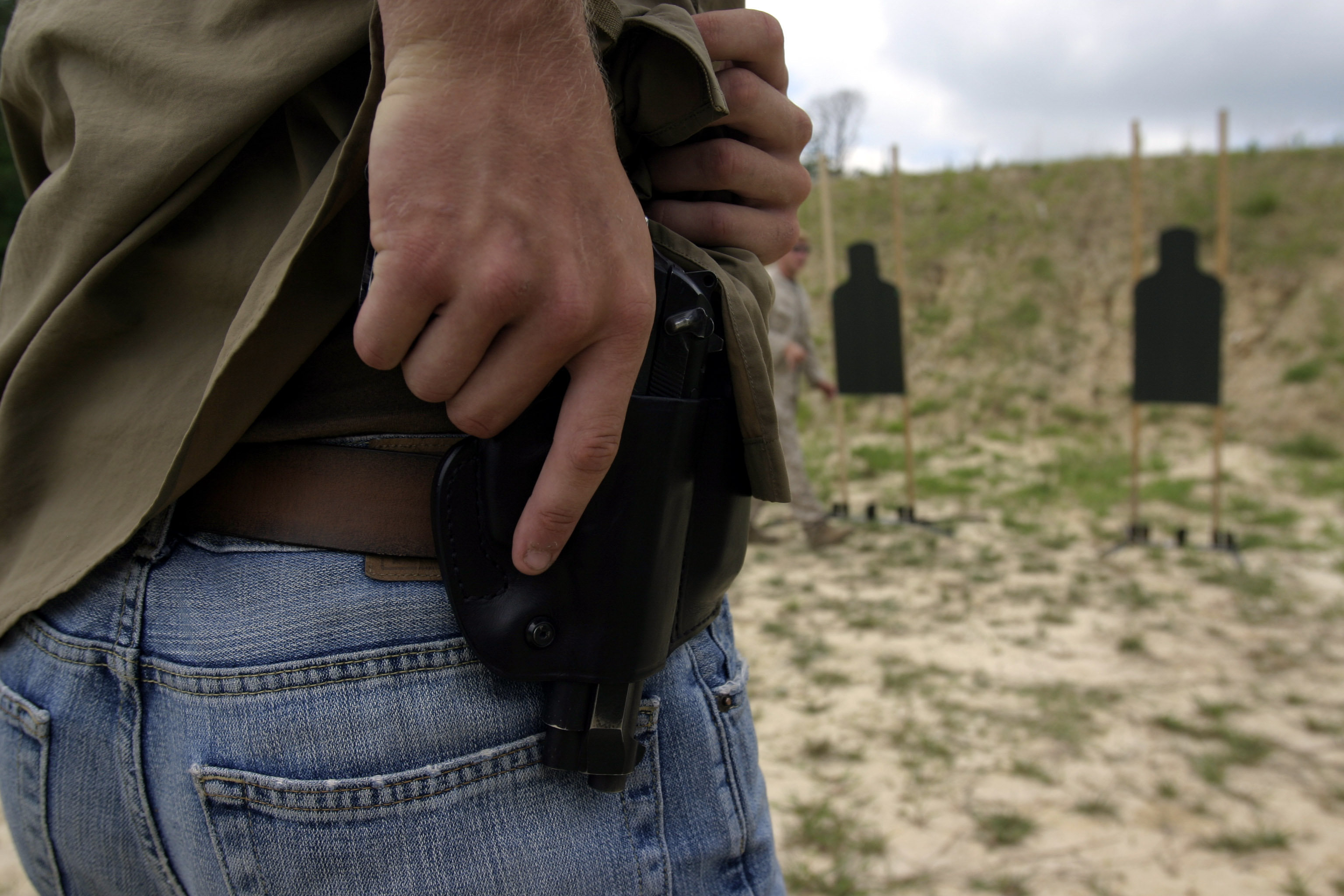 Packing Heat Msoag Marines Don Civies Pistols Marine Corps