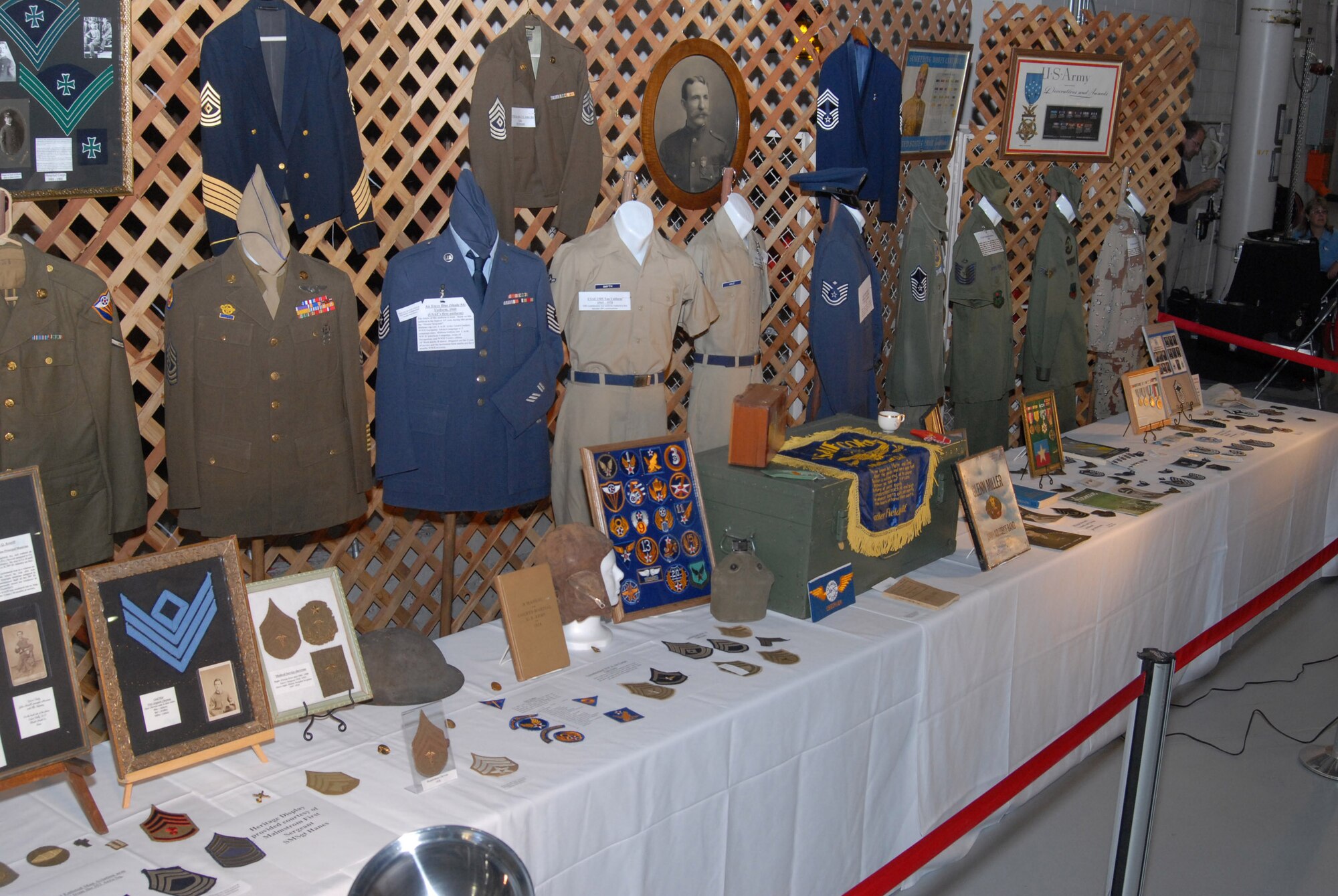 A passion for history transforms office into mini heritage museum Malmstrom Air Force Base Display